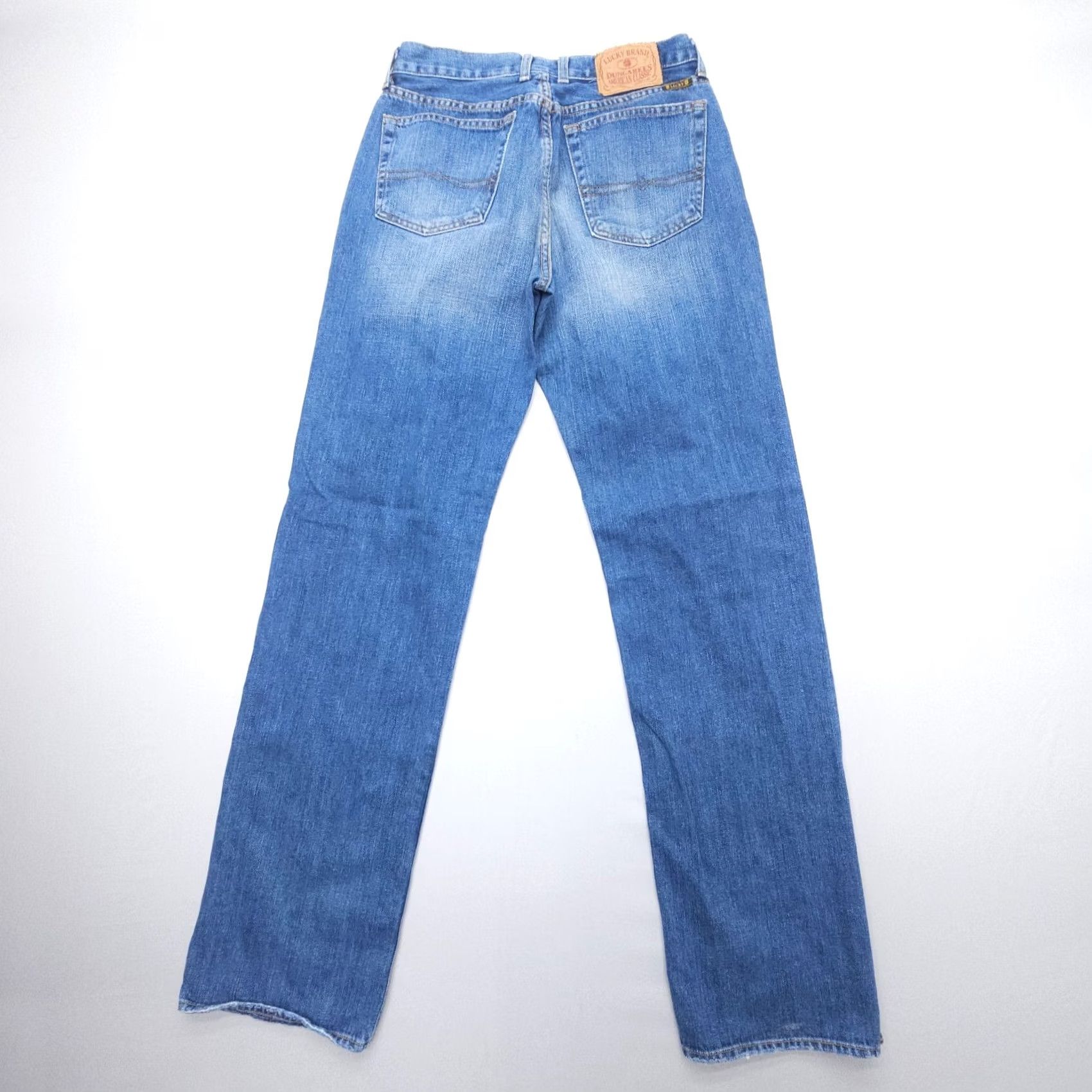 Lucky Brand Vintage Lucky Brand Denim Jeans Straight 32x37 Blue USA 90s 5-Pocket Mens Jeans Size US 32 / EU 48 - 2 Thumbnail