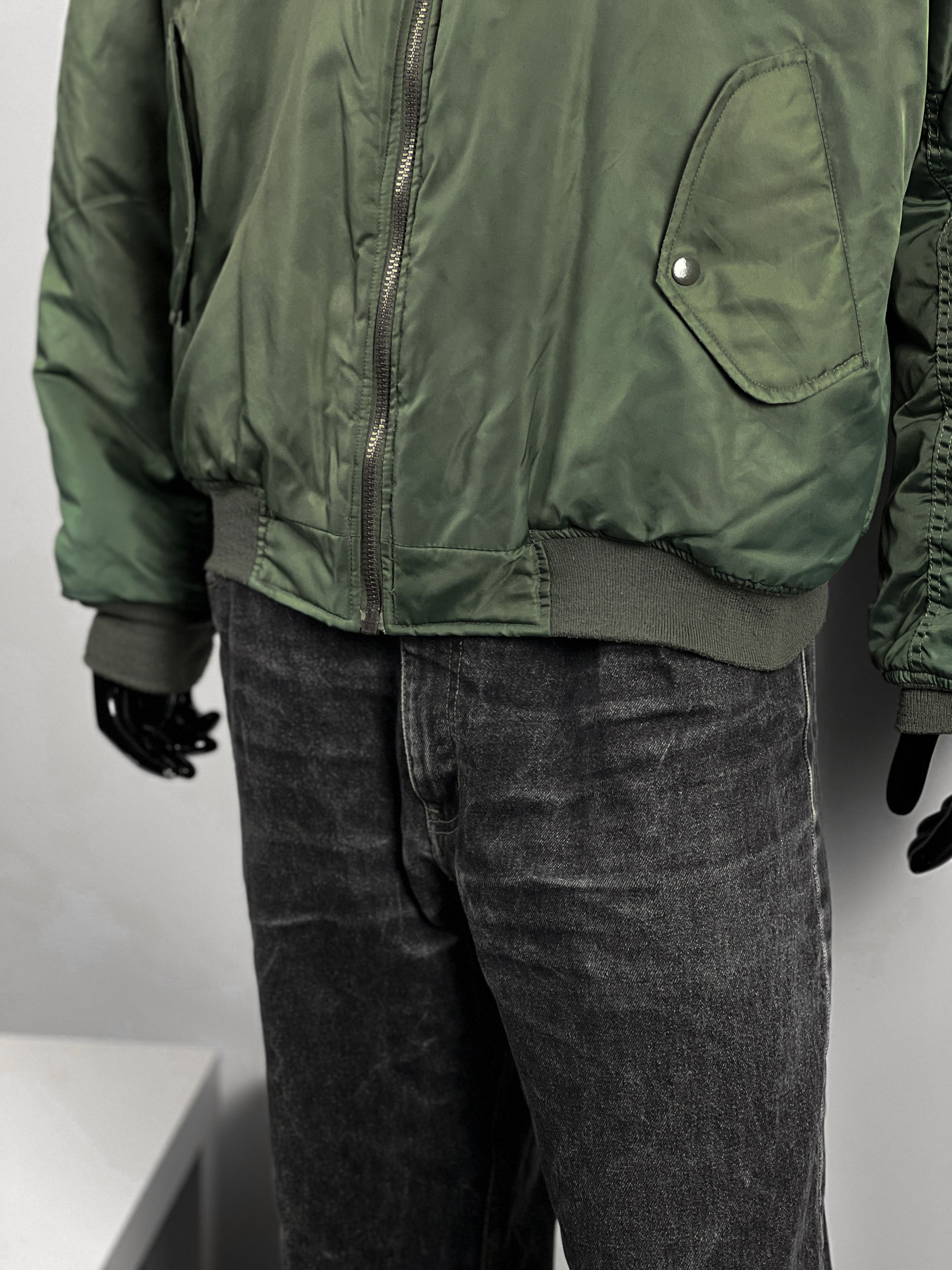 Aeronautica Militare USAF Flyer Intermediate MA-1 Men`s Vintage Jacket Size US XL / EU 56 / 4 - 15 Thumbnail