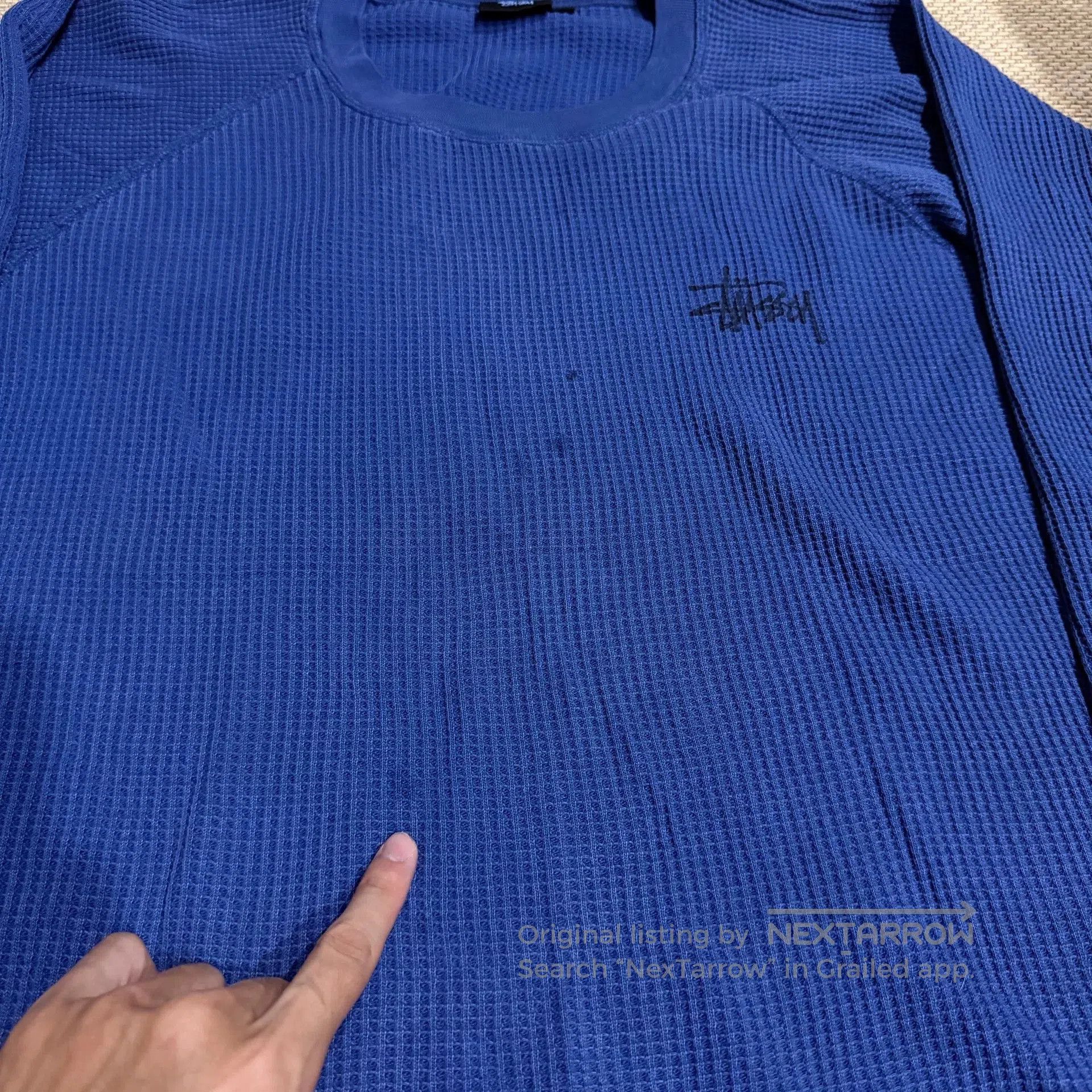 Stussy Stussy Waffle Long Sleeve Shirt. Size US XL / EU 56 / 4 - 3 Thumbnail