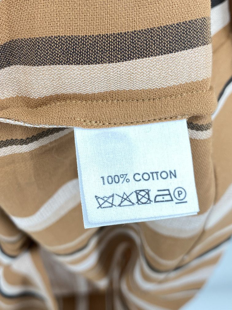 Dries Van Noten Brown Stripe Shirt Size US M / EU 48-50 / 2 - 4 Thumbnail