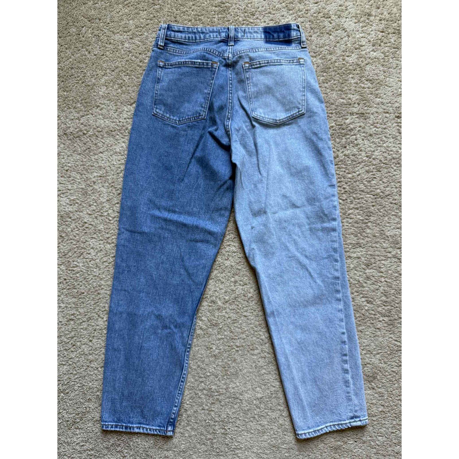 Abercrombie & Fitch Abercrombie & Fitch Curve Love Mom Jeans Blue 27 / 4R Size 27" / US 4 / IT 40 - 6 Thumbnail