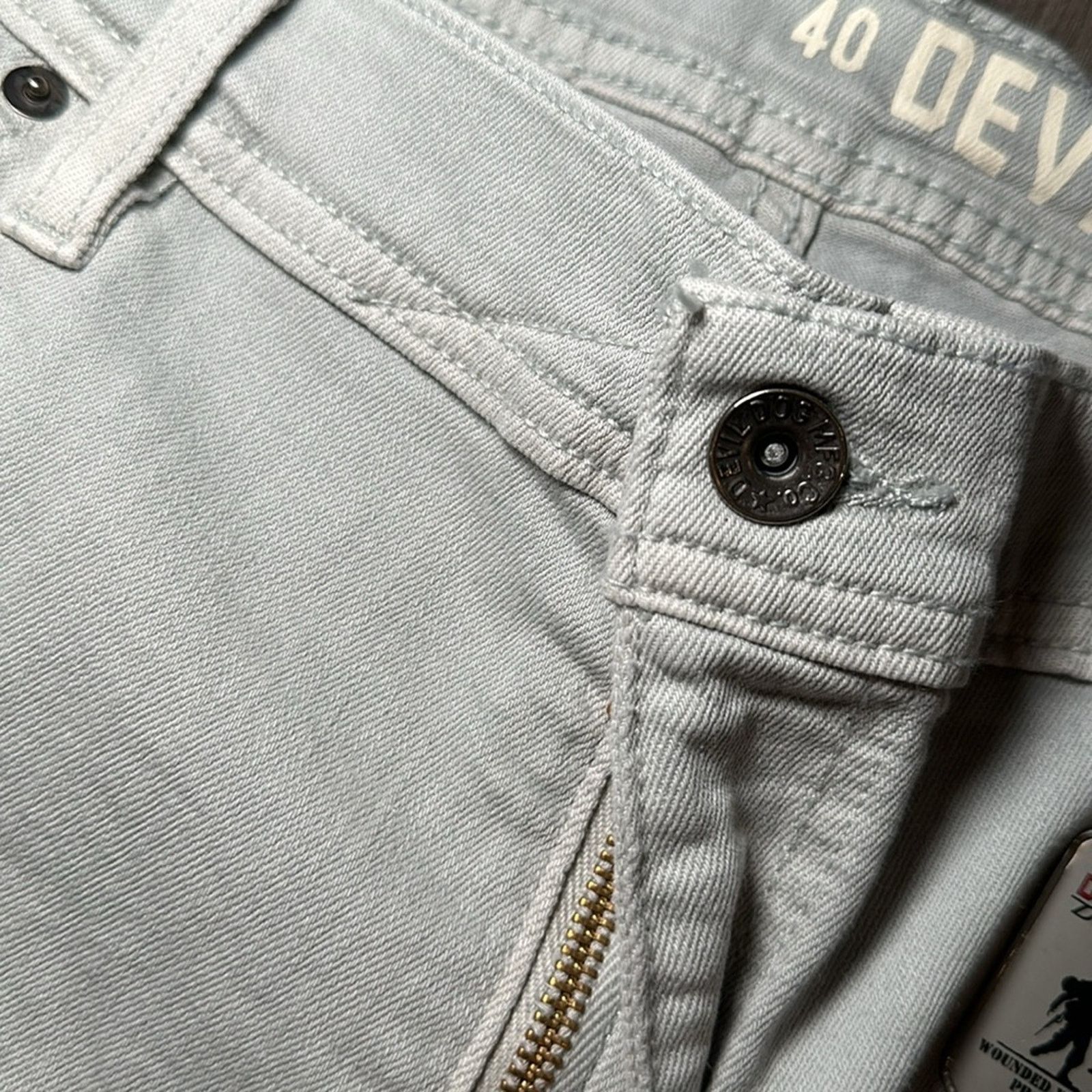 Other Devil-Dog Dungarees Slim Straight Denim Shorts - 40 Size US 40 / EU 56 - 5 Thumbnail