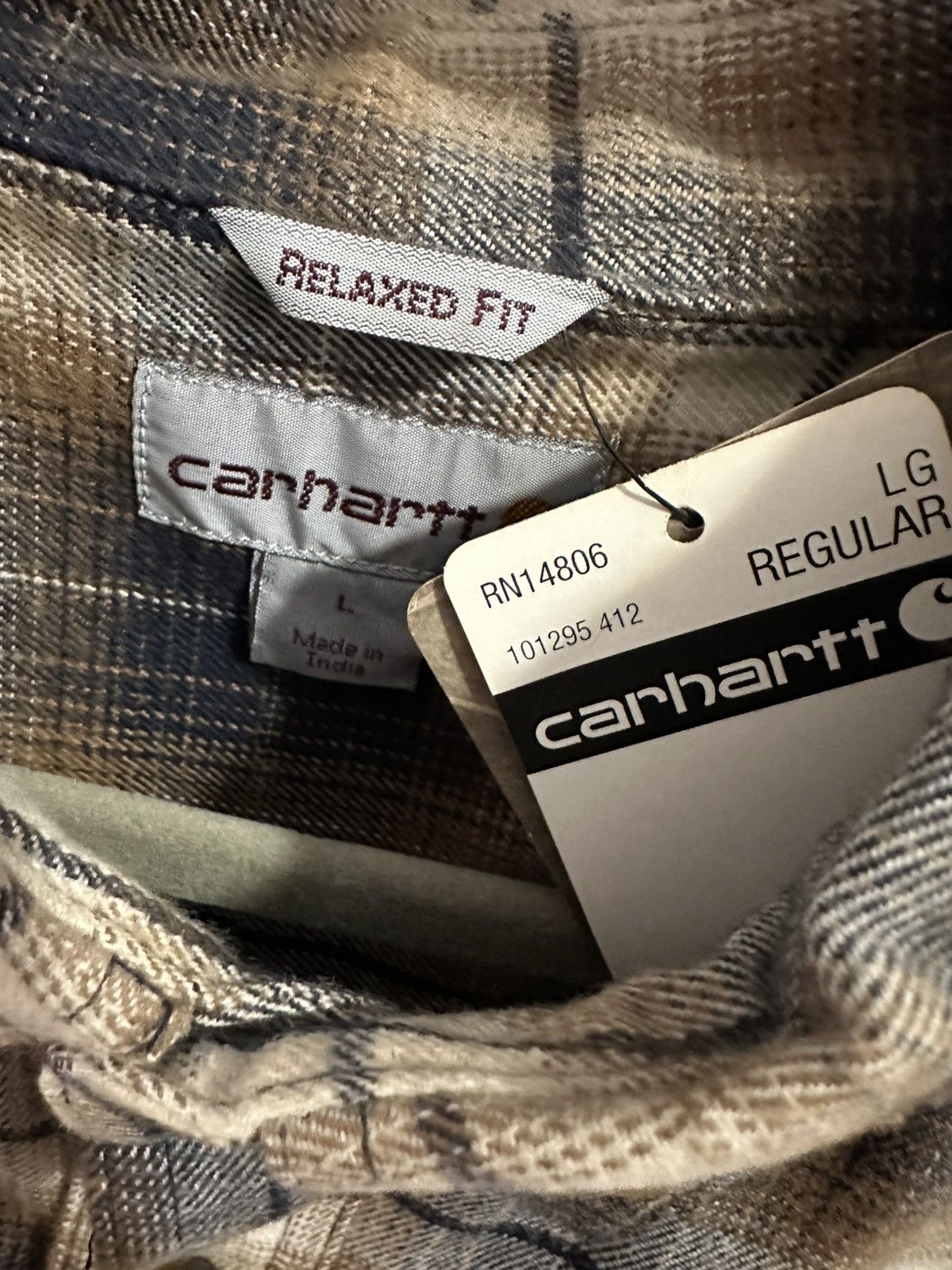 Carhartt Carhartt plaid shirt large Size US L / EU 52-54 / 3 - 5 Thumbnail