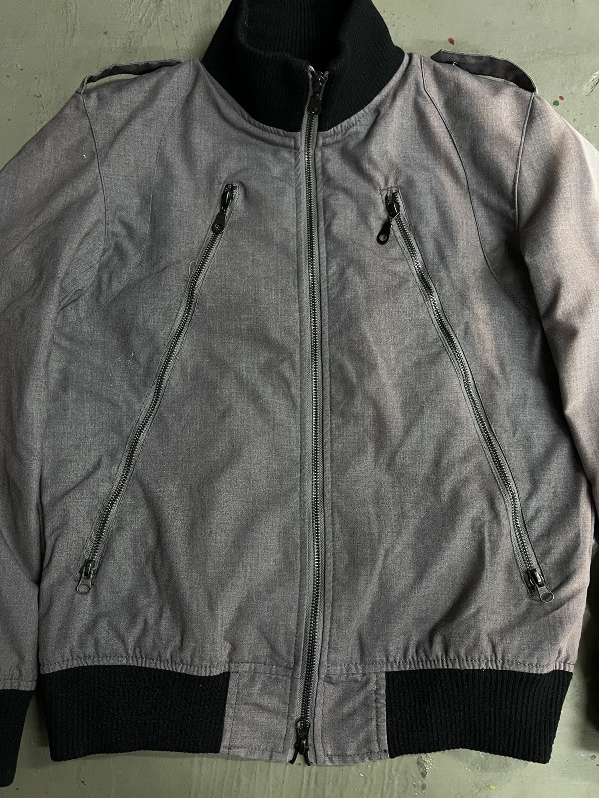 If Six Was Nine BENO 5 ZIPPER MARGIELA STYLE OMBRE SUNFADED BONI JACKET Size US M / EU 48-50 / 2 - 3 Thumbnail