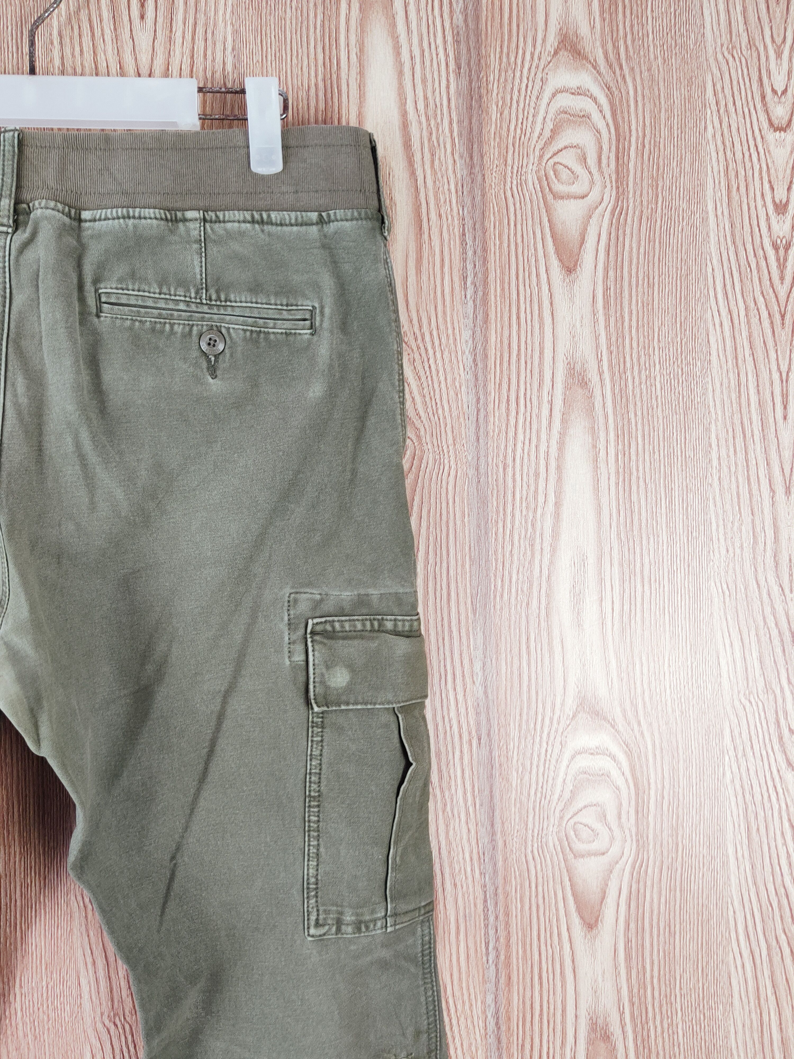 Japanese Brand Back Number Green Multipocket Tactical Cargo Pants #W637 Size US 31 - 12 Thumbnail