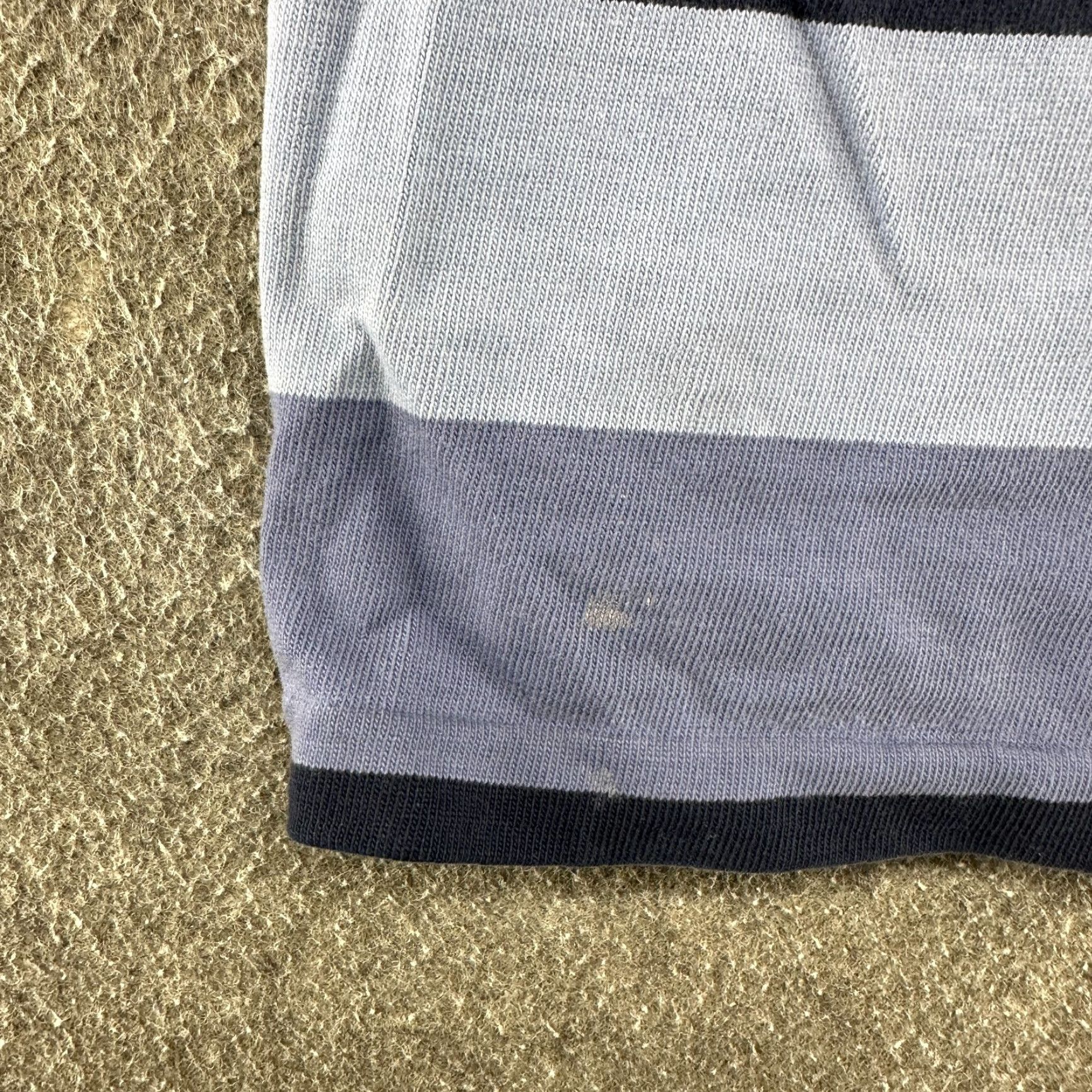 Polo Ralph Lauren VINTAGE Polo Ralph Lauren Polo Rugby Shirt Mens L Blue Striped Pony Embroidered Logo 90s Rugby Casual Size US L / EU 52-54 / 3 - 6 Thumbnail