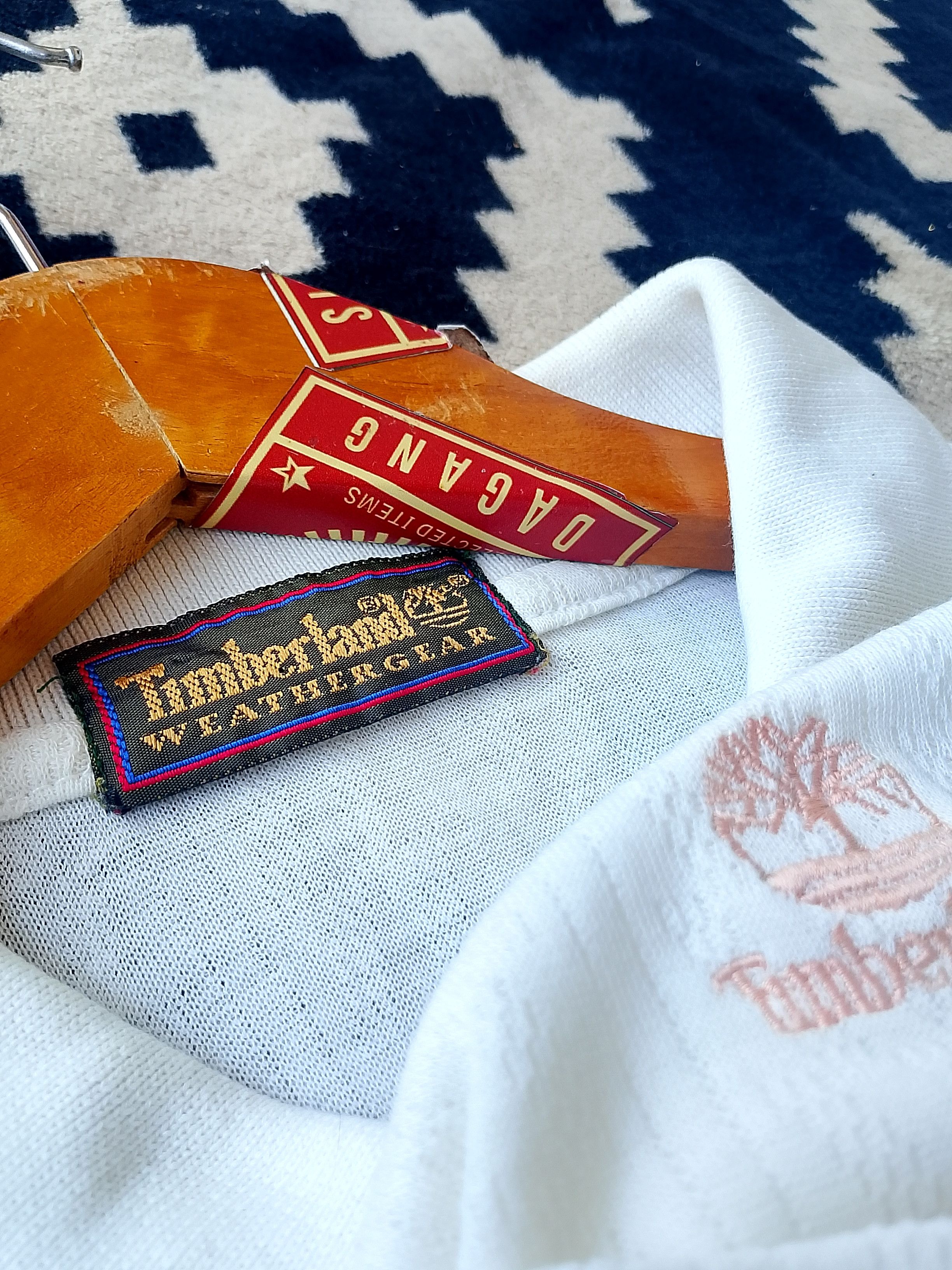 Timberland Vintage Timberland Textured Cotton Polo Old Money Aesthetic Size US L / EU 52-54 / 3 - 4 Thumbnail