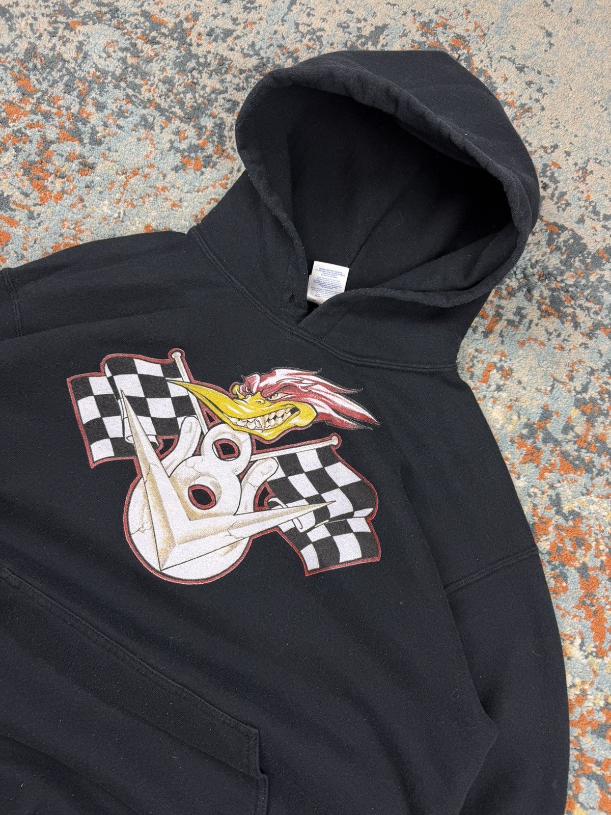 Vintage Vintage 90s Mr Horsepower V8 Clay Smith Cams graphic hoodie Size US M / EU 48-50 / 2 - 3 Thumbnail