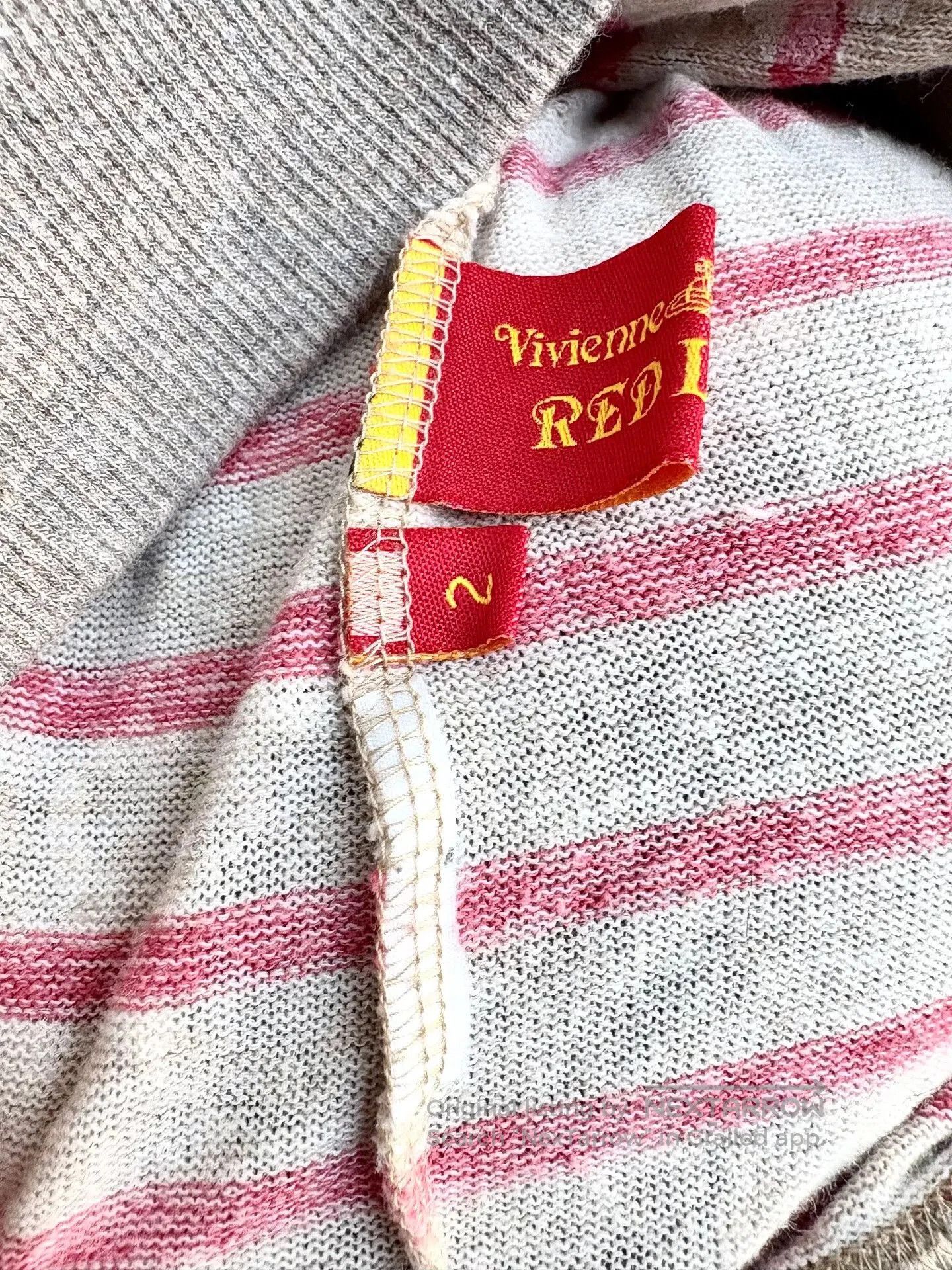 Vivienne Westwood Vivienne Westwood Striped Short Sleeve Sweatshirt. Size M / US 6-8 / IT 42-44 - 9 Thumbnail
