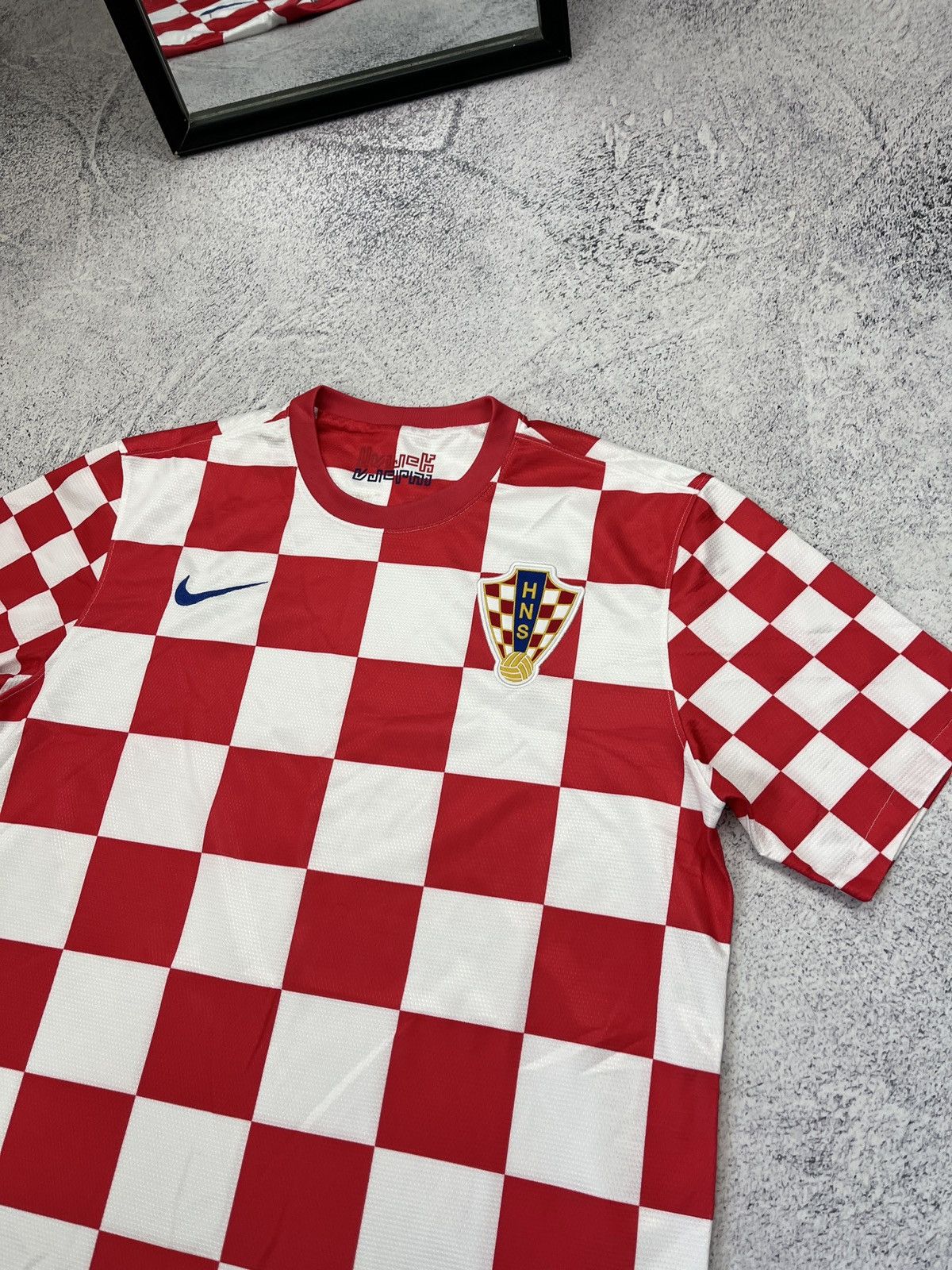 Nike Nike Croatia 2012-13 Home Soccer Jersey Football Blockcore Size US L / EU 52-54 / 3 - 4 Thumbnail