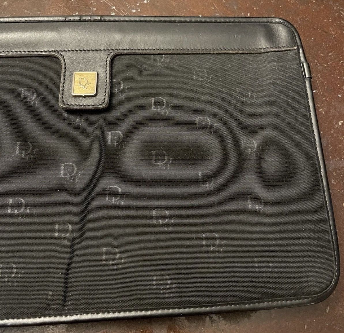 Dior Dior Designer Luxury Nylon Leather Clutch Bag RARE Pre-Owned Size ONE SIZE - 2 Thumbnail