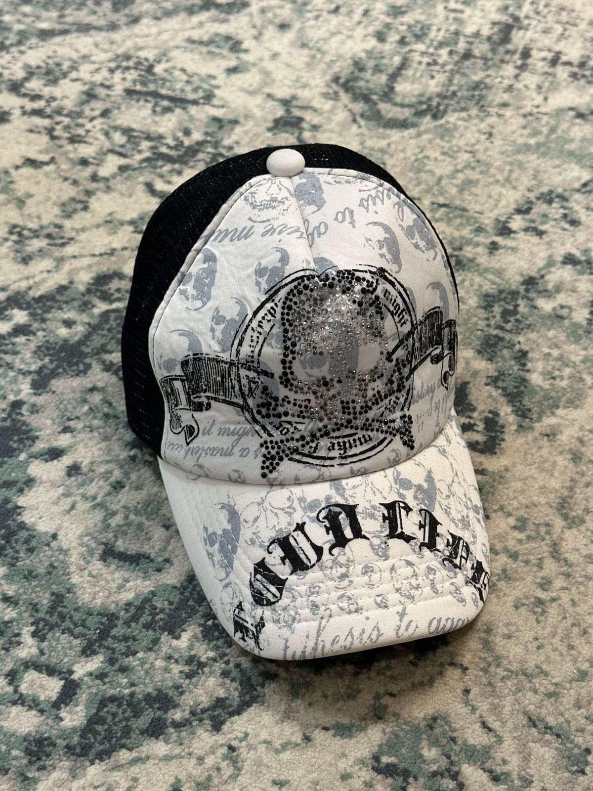 Japanese Brand × Vintage Vintage Y2K Diablo Skull Hats (OSFA) Size ONE SIZE - 2 Thumbnail