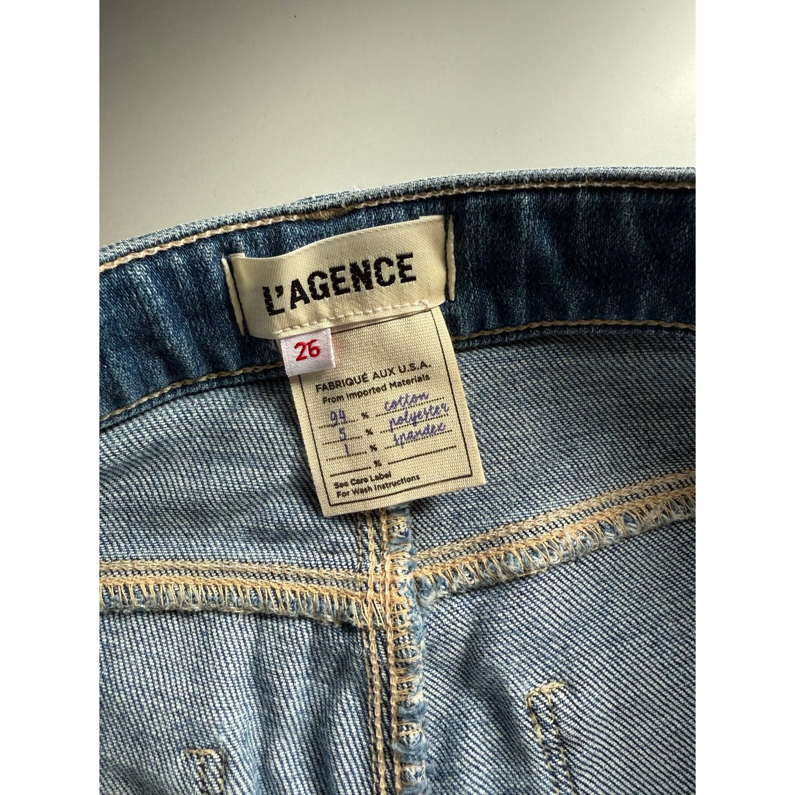 L'AGENCE $255 New L’agence Tati Jean - size 26 Size 26" / US 2 / IT 38 - 9 Thumbnail