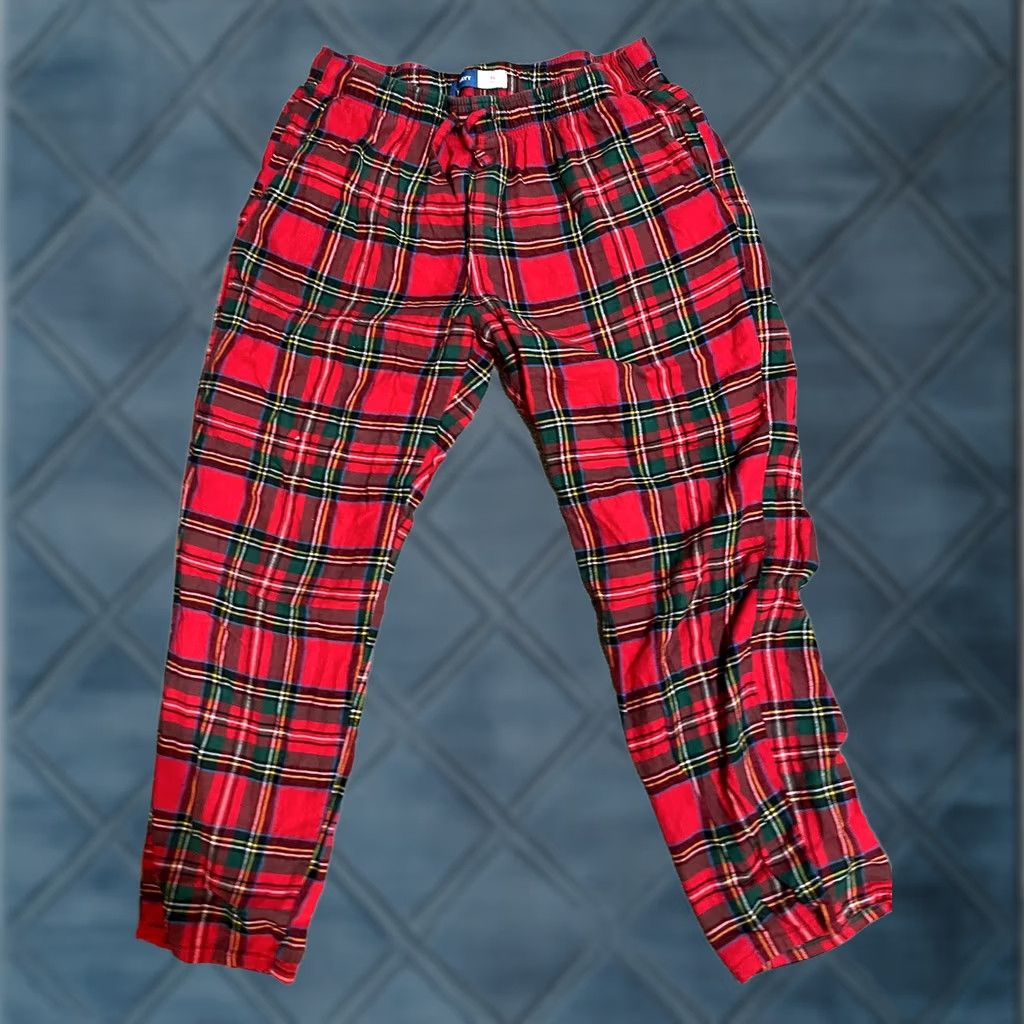 Old Navy Old Navy Red Plaid Pajama Pants XL Tall Men's Pajama Pants Size 40" / US 18 - 1 Thumbnail