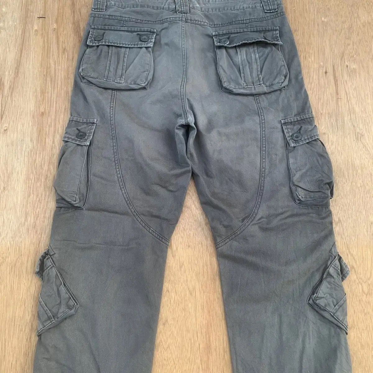 LAST DROP! DELETE TODAY🛒MULTIPOCKET MATCHSTICK FADED CARGO