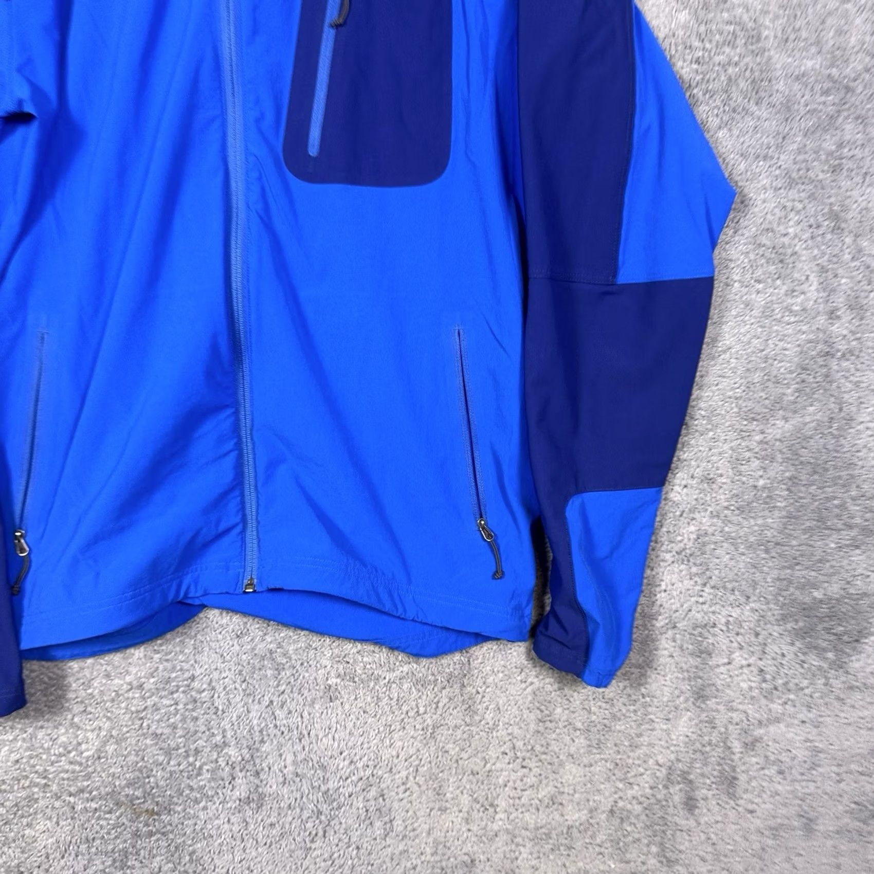 Outdoor Research Outdoor Research Softshell Jacket Men L Mid-Length Geometric Blue Hoodie Tactical Size US M / EU 48-50 / 2 - 2 Thumbnail