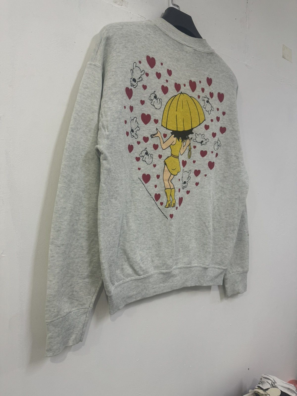 Vintage 💥VINTAGE BETTY BOOP 1993 MIRROR PRINTED SWEATSHIRT Size US L / EU 52-54 / 3 - 7 Thumbnail