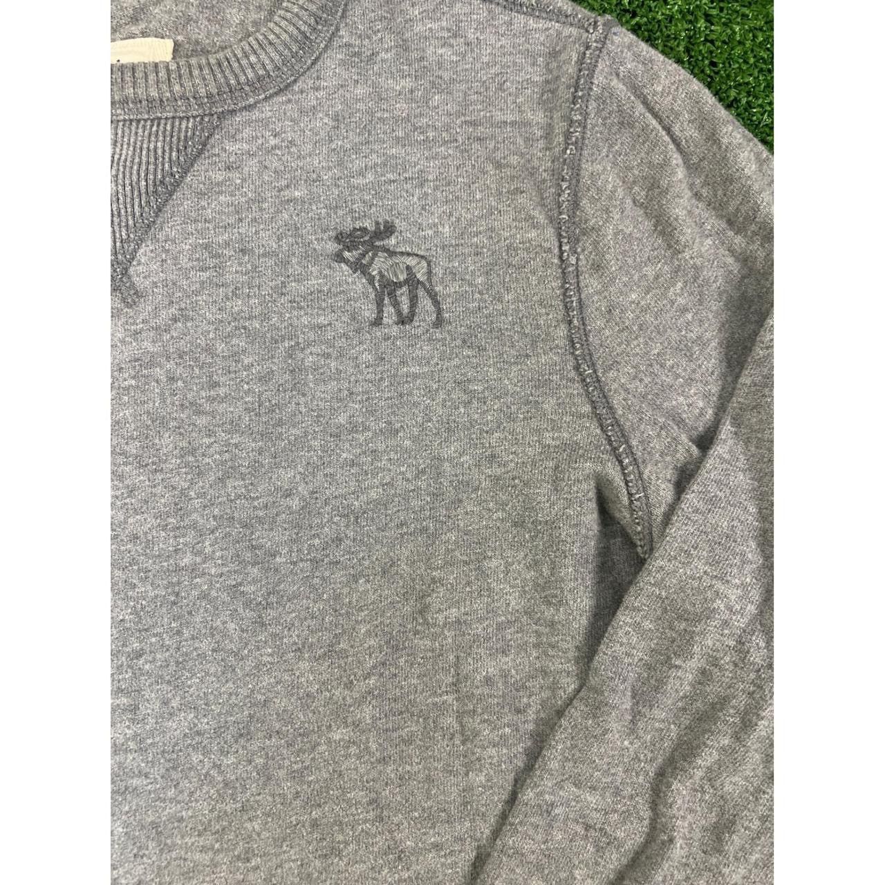 Abercrombie & Fitch Abercrombie & Fitch Mens Large Grey Long Sleeve Crewneck Size US L / EU 52-54 / 3 - 2 Thumbnail
