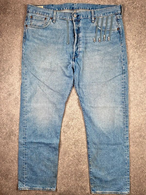 Bless Levi's Bless Men's Blue Readymade Straight Jeans Size W32 Size US 32 / EU 48 - 1 Thumbnail