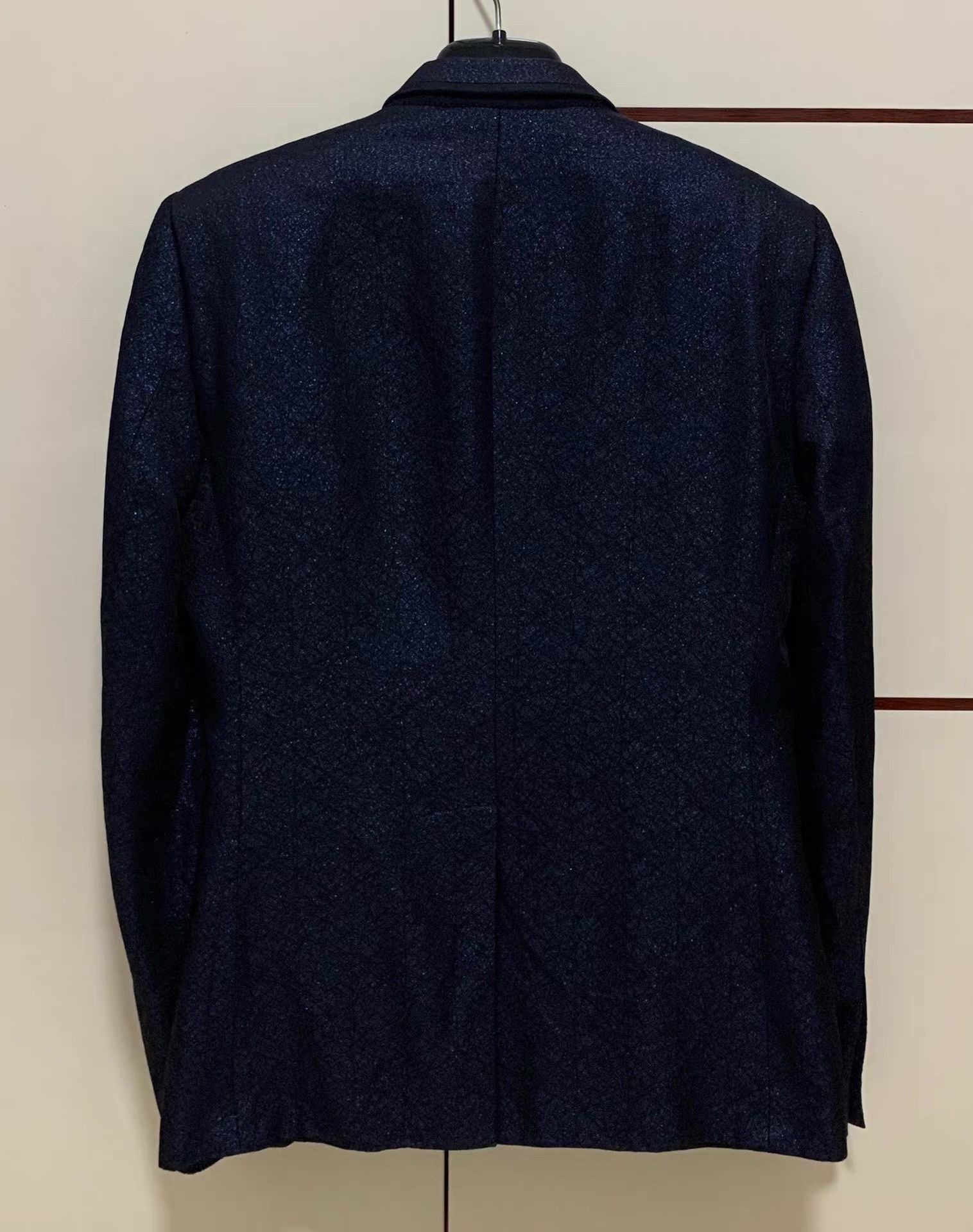 Dolce & Gabbana Dolce & Gabbana Blue Glitter Blazer + Vest Q12 Size 50R - 4 Thumbnail