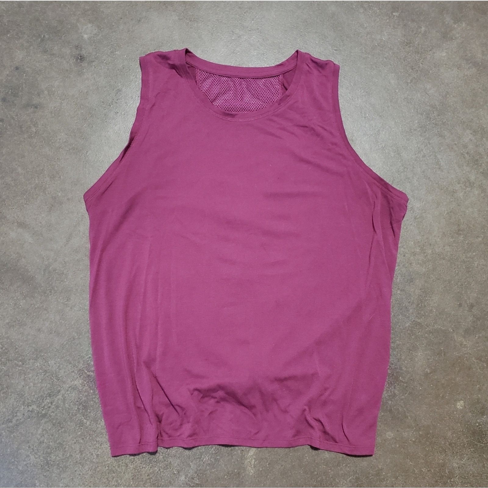 Other Dark Pink Mesh Back Detailed Tank Size XL / US 12-14 / IT 48-50 - 1 Thumbnail