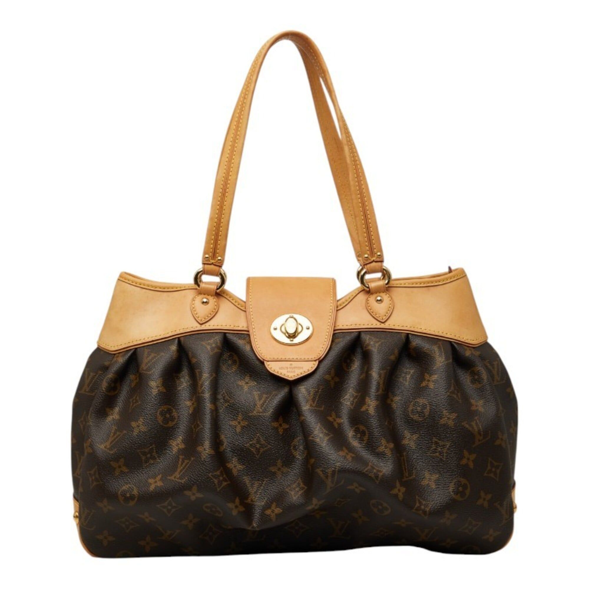 Louis Vuitton Louis Vuitton Monogram Boetie MM Handbag Tote Bag M45714 Brown Leather Women's LOUIS VUITTON Size ONE SIZE - 1 Thumbnail