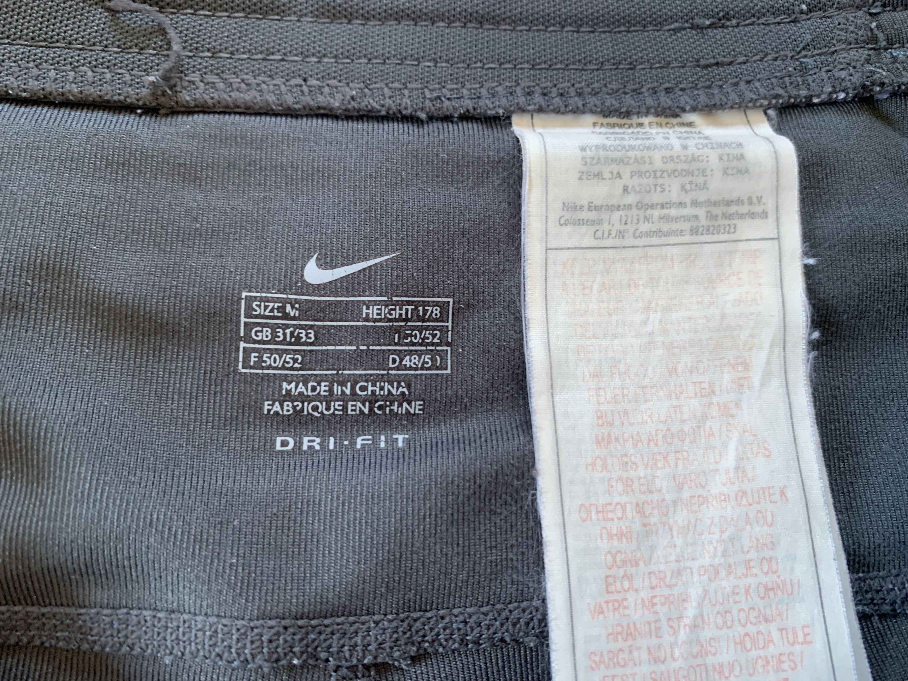 Nike Nike Mens Vintage Grey Running Shorts Size 31" - 6 Thumbnail