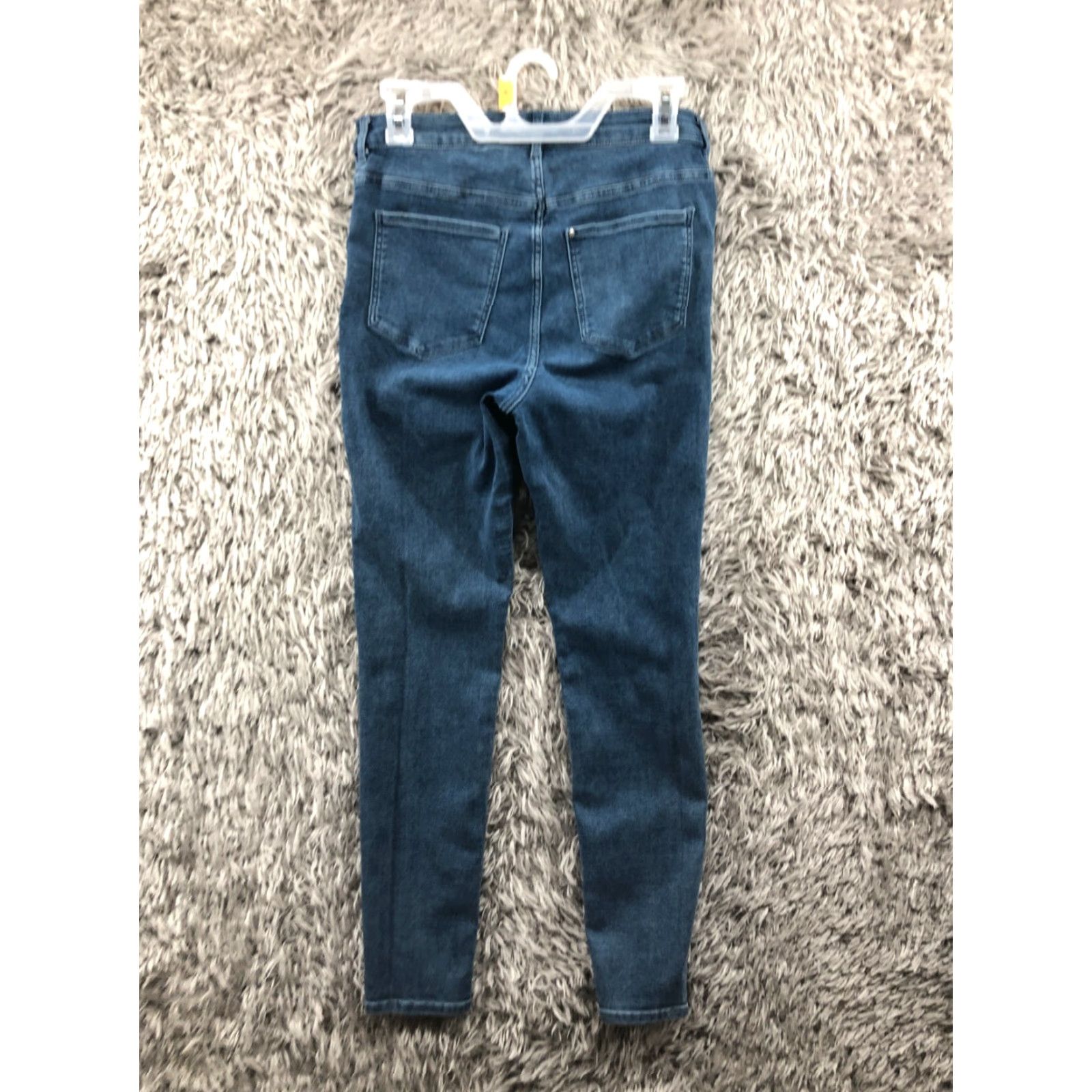 H&M H&M High Waist Jegging Jeans Size 29 Womens Mid Rise Dark Wash Blue Denim Jeans Regular Womens 29 Blue Denim Size 29" - 5 Thumbnail