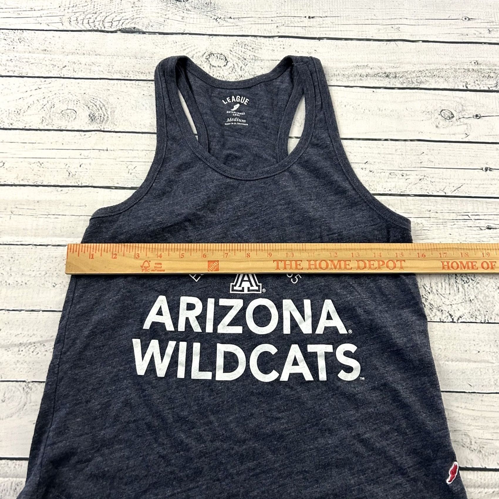 Vintage Arizona Wildcats League Tank Top Shirt Women's M Blue Sleeveless Size M / US 6-8 / IT 42-44 - 5 Thumbnail