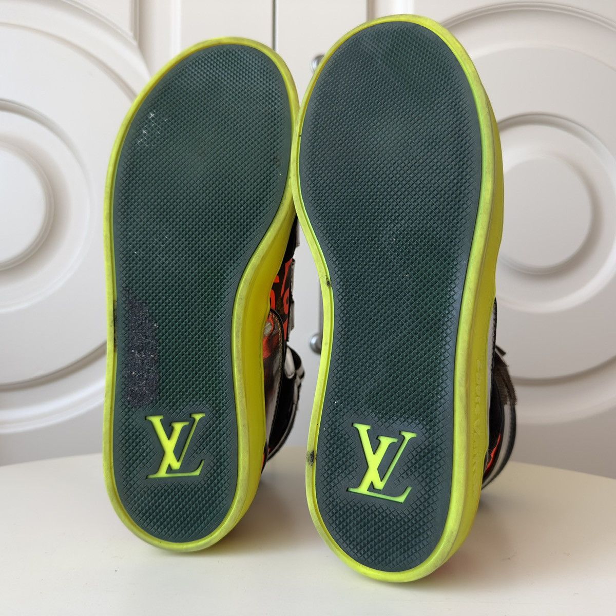 Louis Vuitton × Stephen Sprouse Louis Vuitton x Stephen Sprouse Graffiti High-Top Sneakers Size US 9.5 / EU 42-43 - 4 Thumbnail