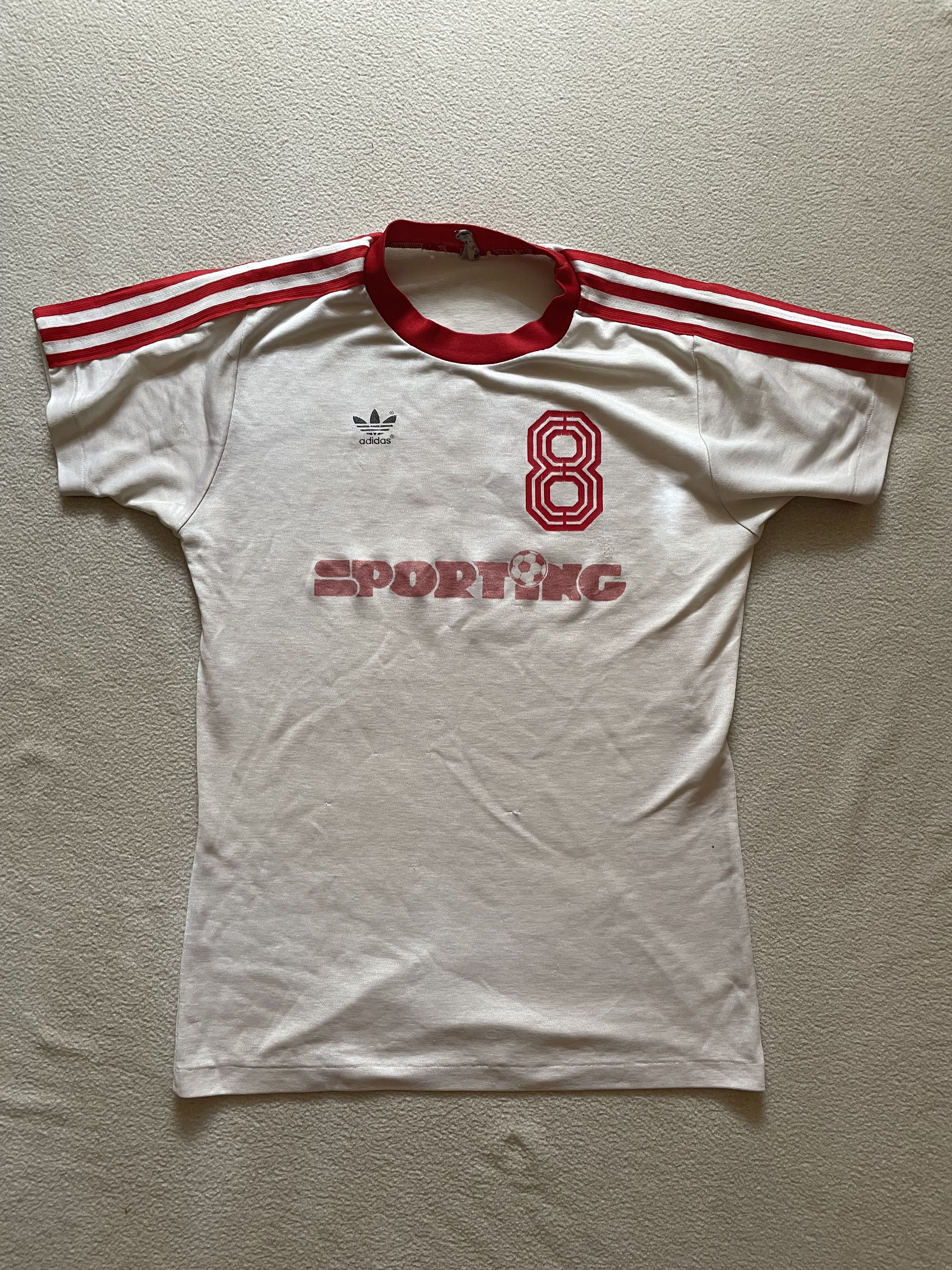 Adidas 80s Vintage Adidas Football Jersey/Kit Made in West Germany Size US M / EU 48-50 / 2 - 1 Thumbnail