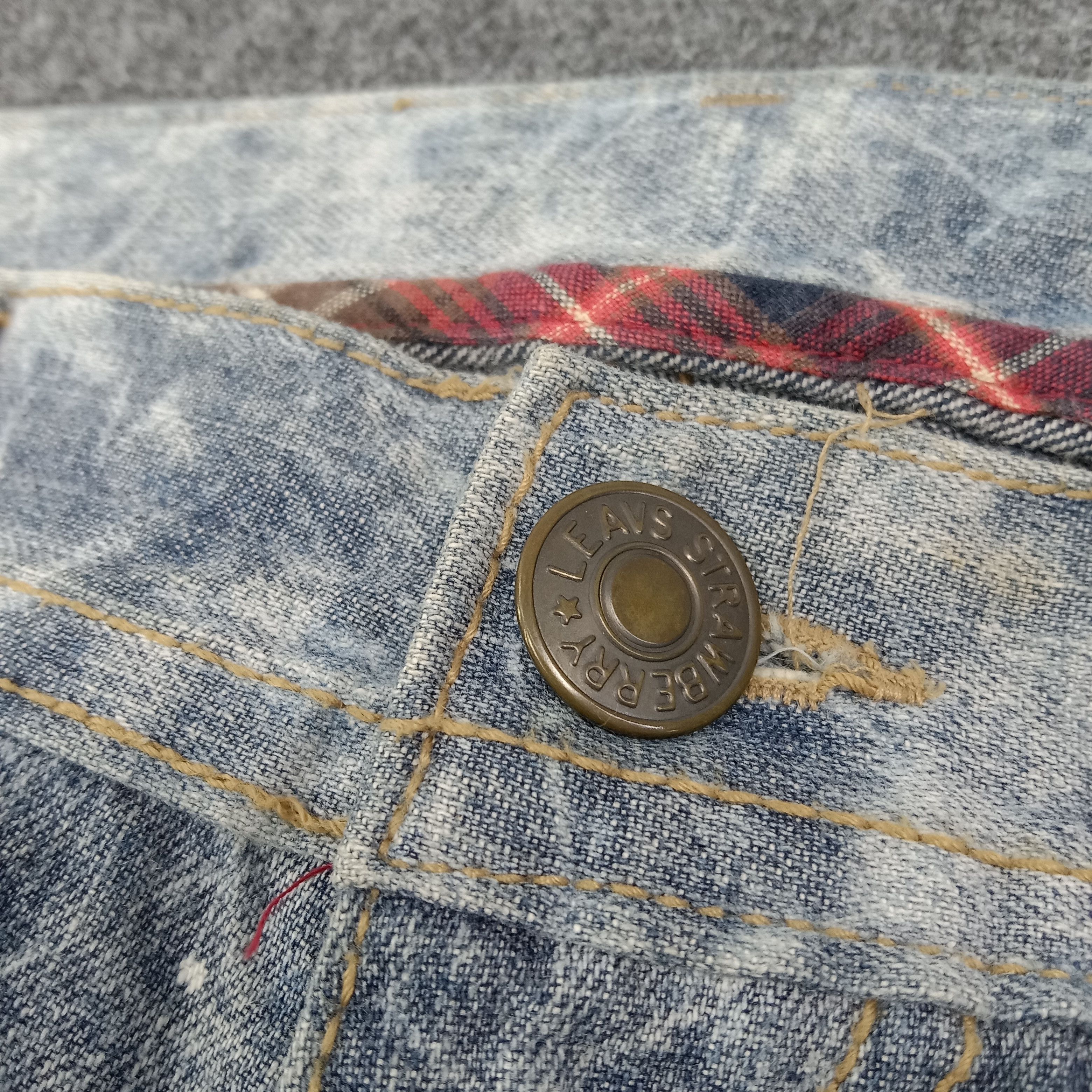 Number (N)ine Number Nine Japan Straight Acid Wash Denim C265N9 Size US 32 / EU 48 - 4 Thumbnail