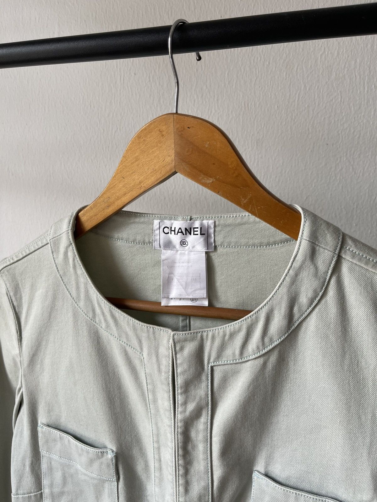 Chanel Vintage Chanel Jeans Jacket With Coco Logo 11 Size S / US 4 / IT 40 - 5 Thumbnail