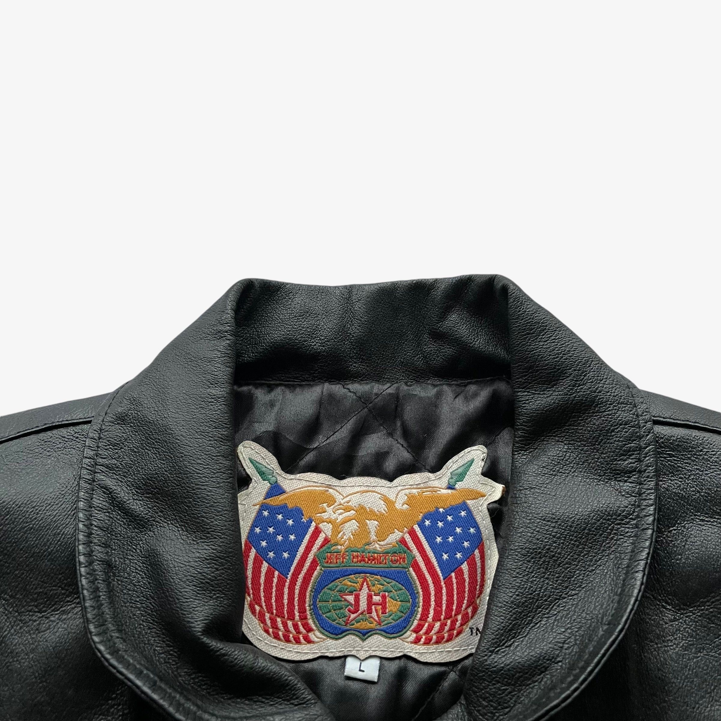 Jeff Hamilton Vintage 90s Jeff Hamilton NASCAR Anniversary Leather Jacket Size US L / EU 52-54 / 3 - 4 Thumbnail