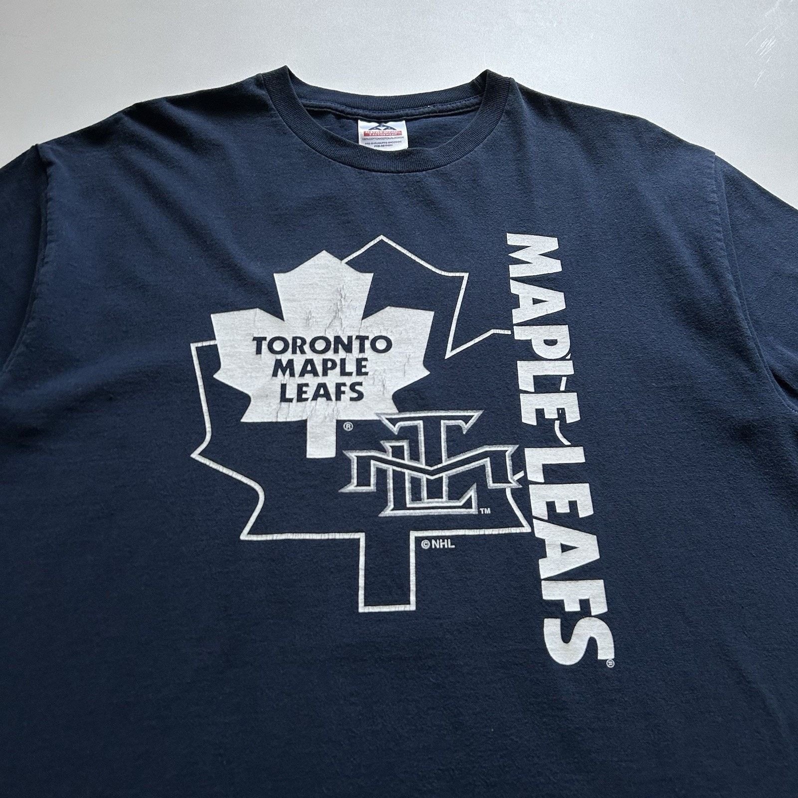 NHL Vintage Y2K Toronto Maple Leafs T-Shirt NHL Logo Promo XL Size US XL / EU 56 / 4 - 2 Thumbnail