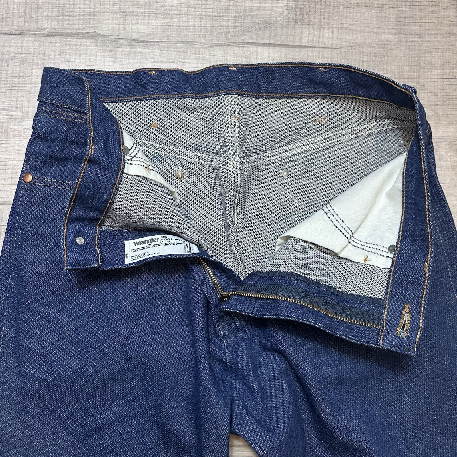 Wrangler Wrangler Jeans Mens 34x34 13MWZ Cowboy Cut Straight Leg Size US 34 / EU 50 - 5 Thumbnail