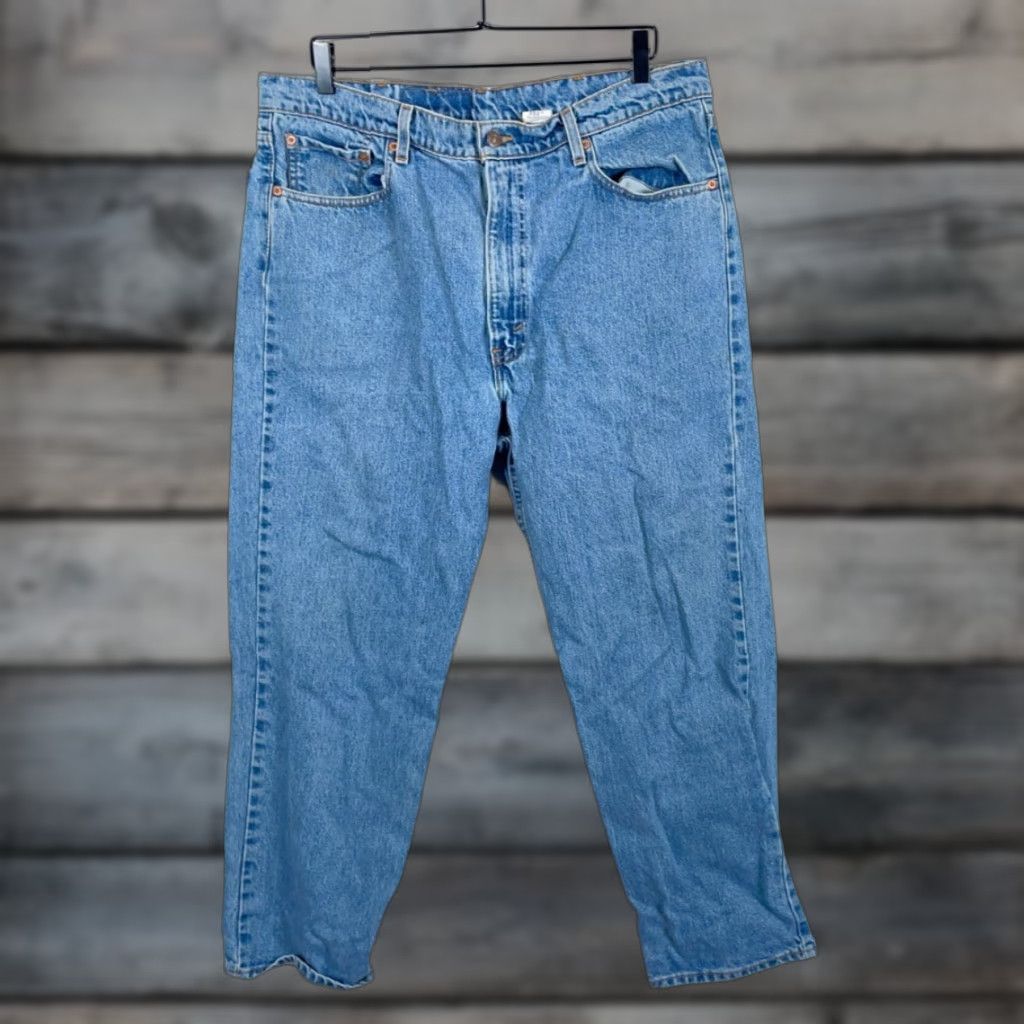 Levi's VINTAGE Levi's 550 Jeans Mens 38 x 29 Blue Denim 90s Retro Relaxed Fit 40/30 Batwing Tag Size US 38 / EU 54 - 1 Thumbnail