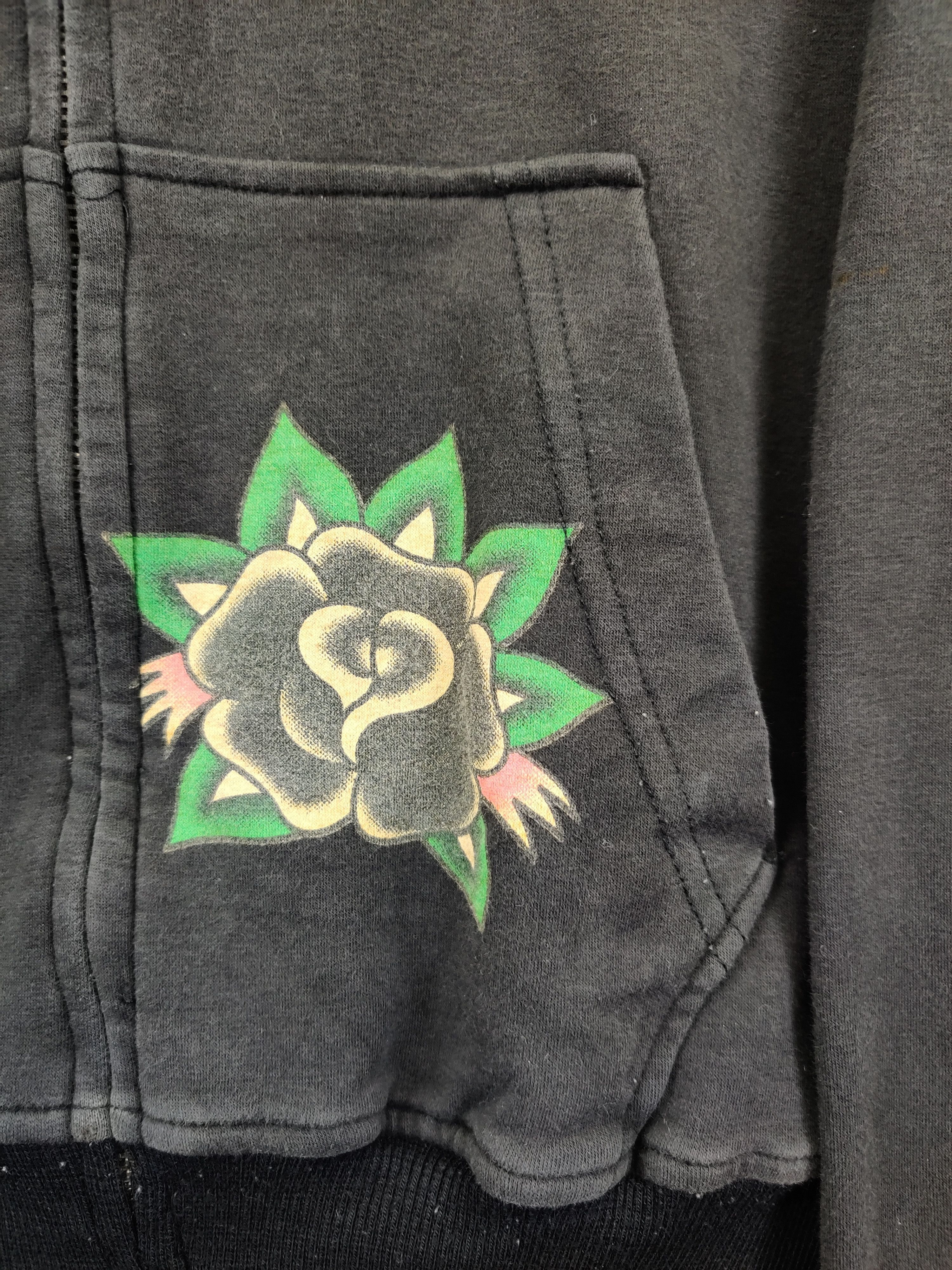 Ed Hardy Vintage Ed Hardy Christian Audigier Zipper Hoodie Size US XL / EU 56 / 4 - 9 Thumbnail