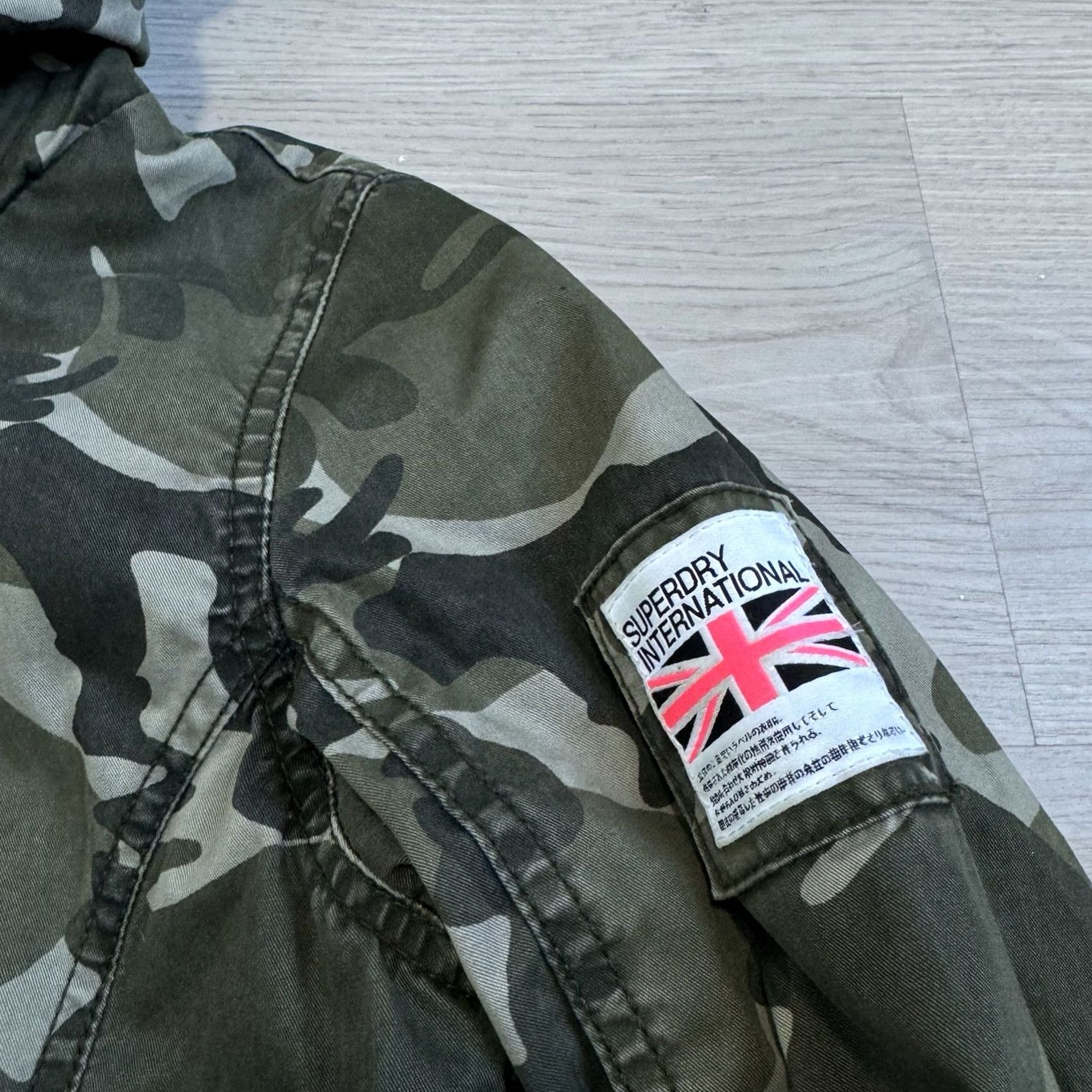 Superdry SUPERDRY Parka Jacket Women’s XS Hooded Camouflage Military Rookie Long Sleeve Zip Coat Regular Fit Century/90s Style Size XS / US 0-2 / IT 36-38 - 3 Thumbnail