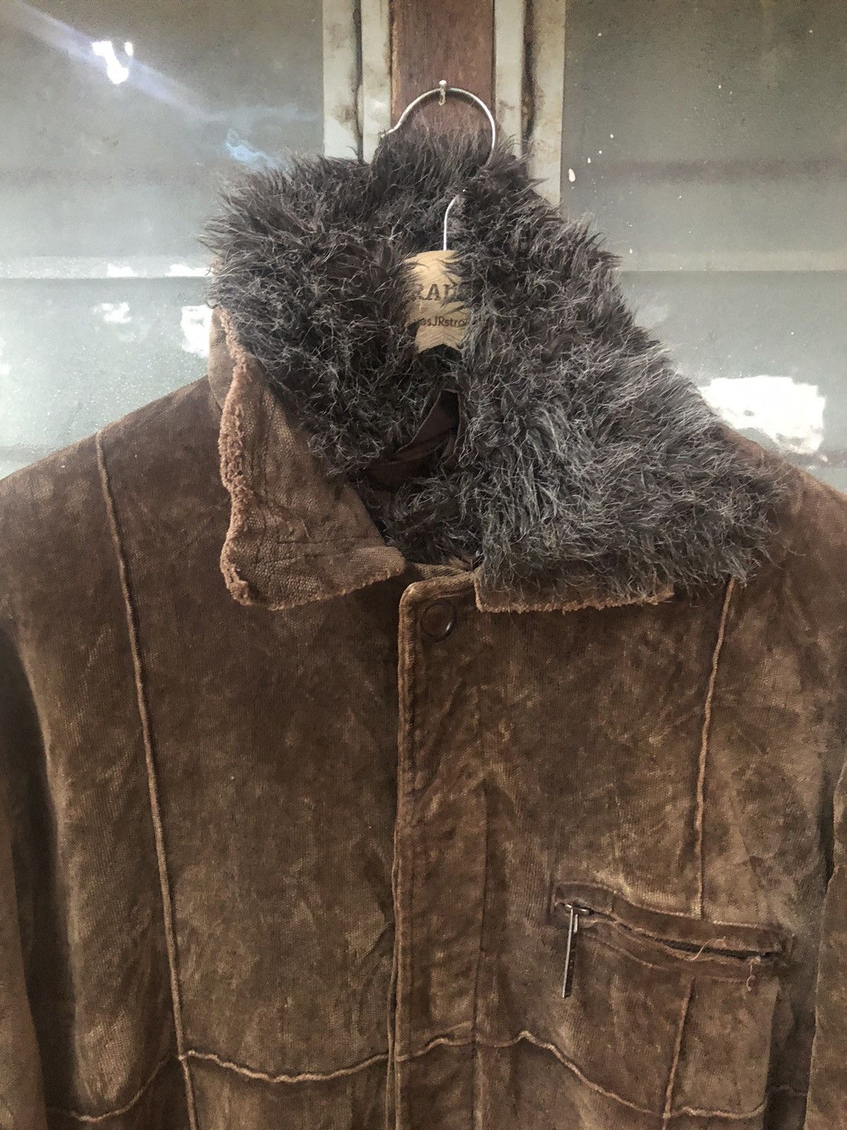 In The Attic In The Attic Fur Hoodie Velvet Punk Parka LGB style Punk Size US L / EU 52-54 / 3 - 3 Thumbnail