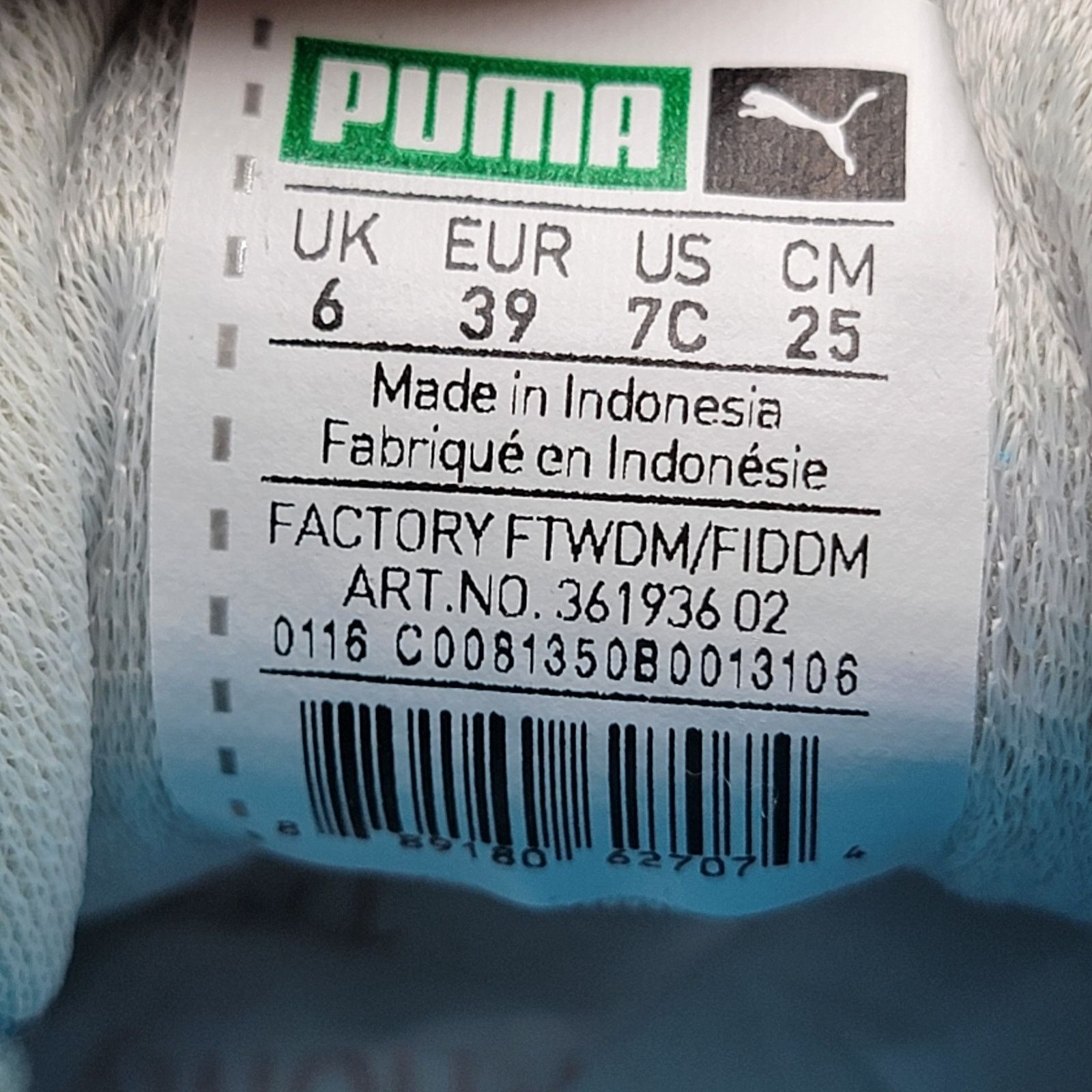 Puma Puma Suede Iced Fluo Jr 'Atomic Blue' Sz 7C 361936-02 (254) Size US 7 / IT 37 - 8 Thumbnail