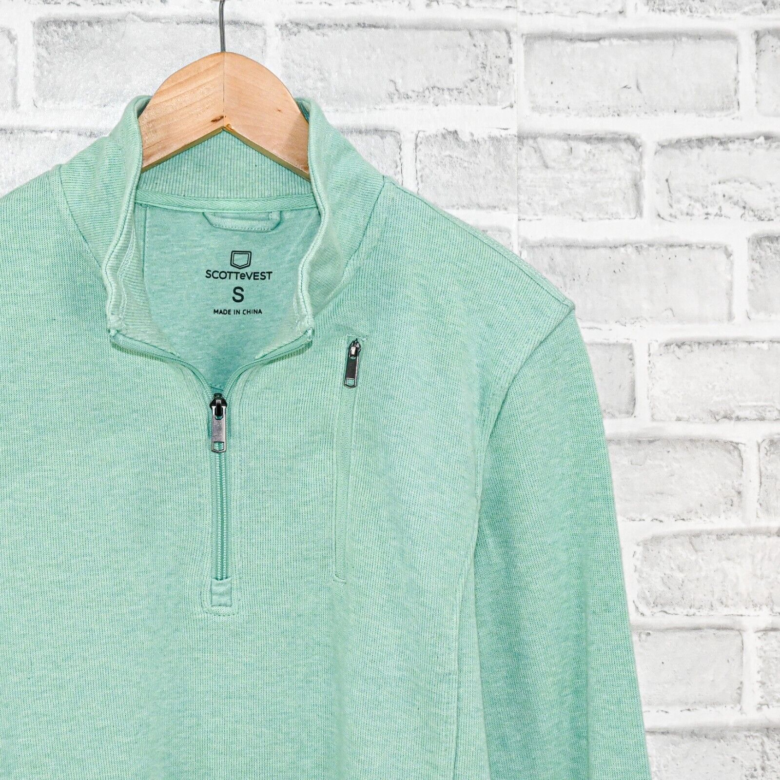 SCOTTeVEST SCOTTeVEST Weekender 2 Pocket 1/4 zip pullover sweater S Size S / US 4 / IT 40 - 5 Thumbnail