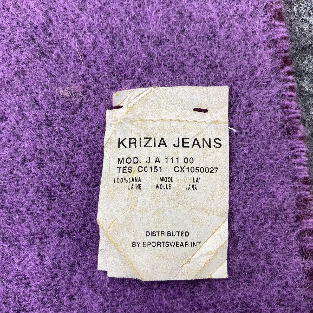 Krizia Uomo Krizia Jeans Wool Scarf/Muffler/Neckwear -T1381 Size ONE SIZE - 7 Thumbnail