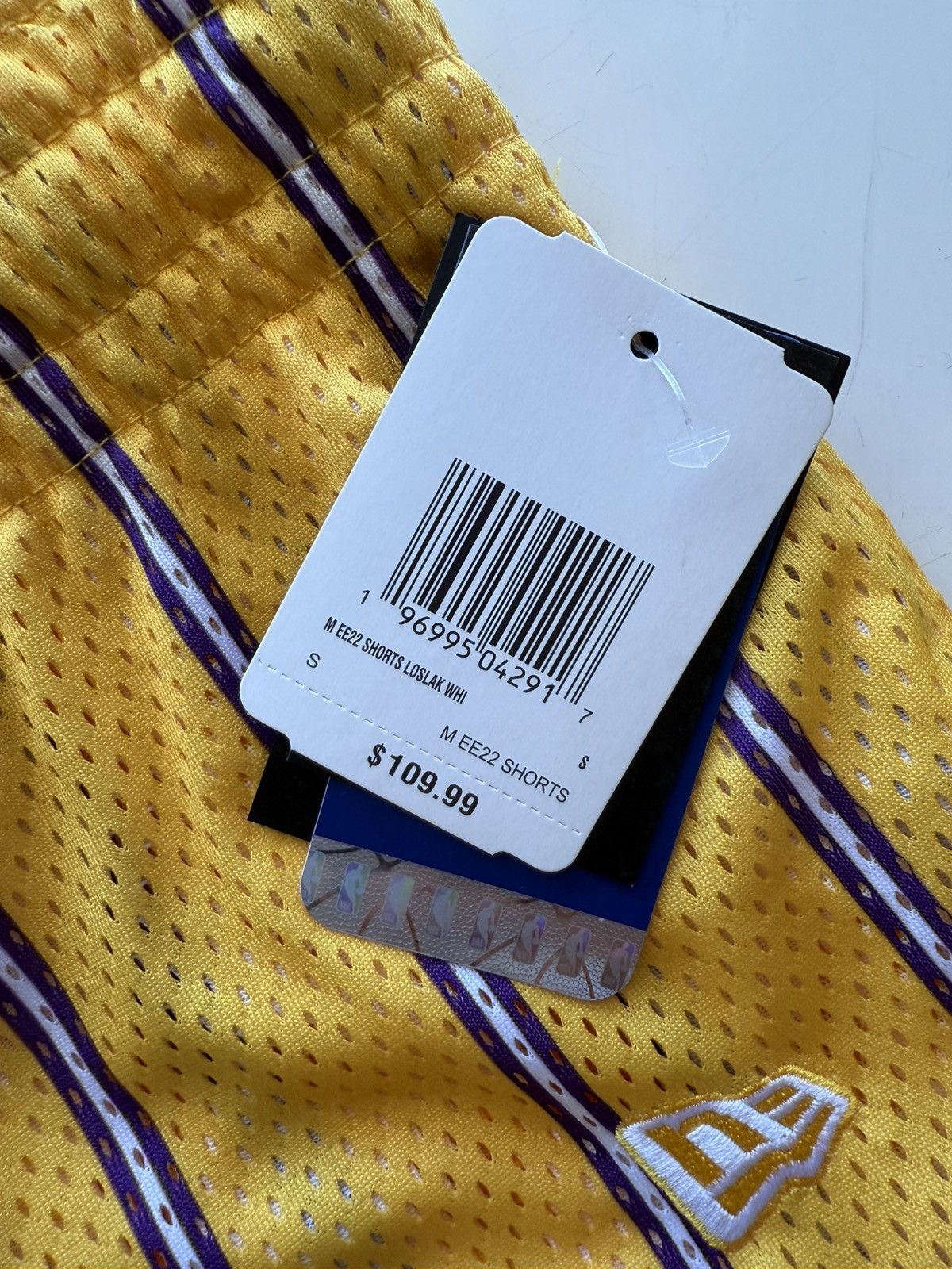 Eric Emanuel × New Era Eric emmanual/Los Angeles Lakers mesh short Size US 26 / EU 42 - 5 Thumbnail