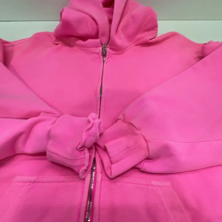 Balenciaga Balenciaga Pink Zip Hoodie for Women 0079-2507 Size XS / US 0-2 / IT 36-38 - 5 Thumbnail