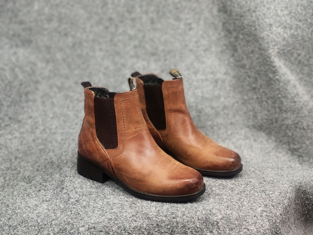 Barbour Barbour Rimini Waterproof Chestnut Chelsea Leather Boots Size US 5 / IT 35 - 3 Thumbnail