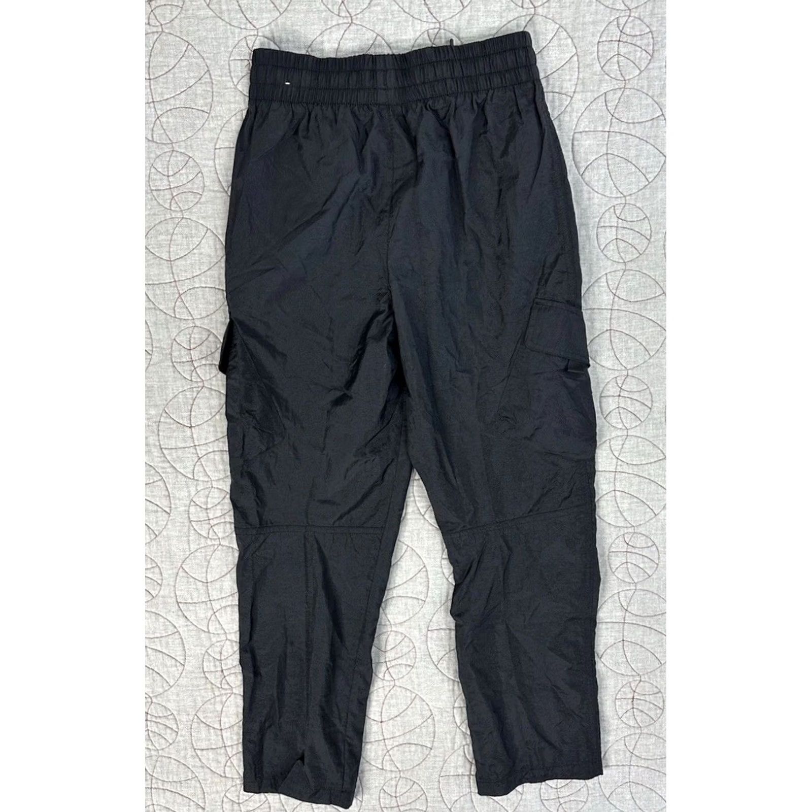 Nike Nike Women's Pants Black M Woven Cargo High Waisted Track Pants Size 32" / US 10 / IT 46 - 5 Thumbnail