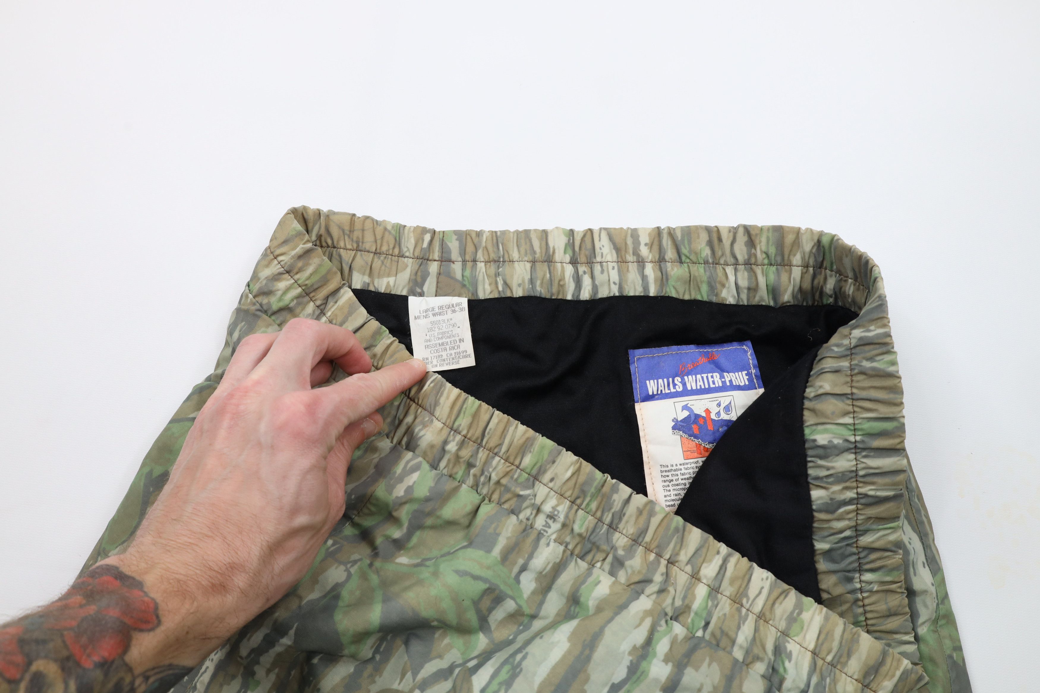 Vintage × Walls Vintage 90s Walls Lined Waterproof Realtree Camouflage Pants Size US 36 / EU 52 - 9 Thumbnail