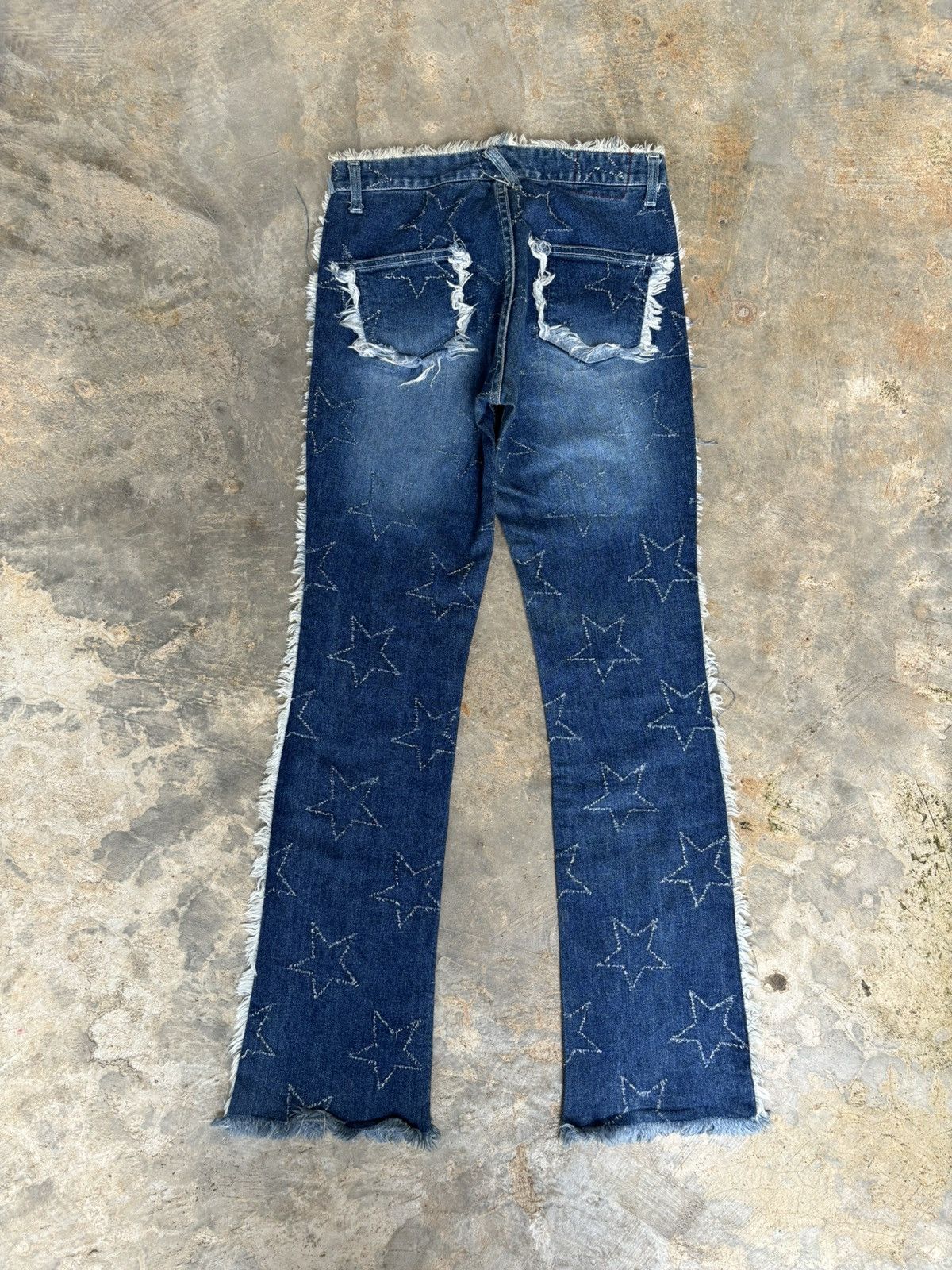 Hysteric Glamour Y2k Chuck Roaste's Star Ifsixwasnine Punk Style Jeans Size 29" - 3 Thumbnail