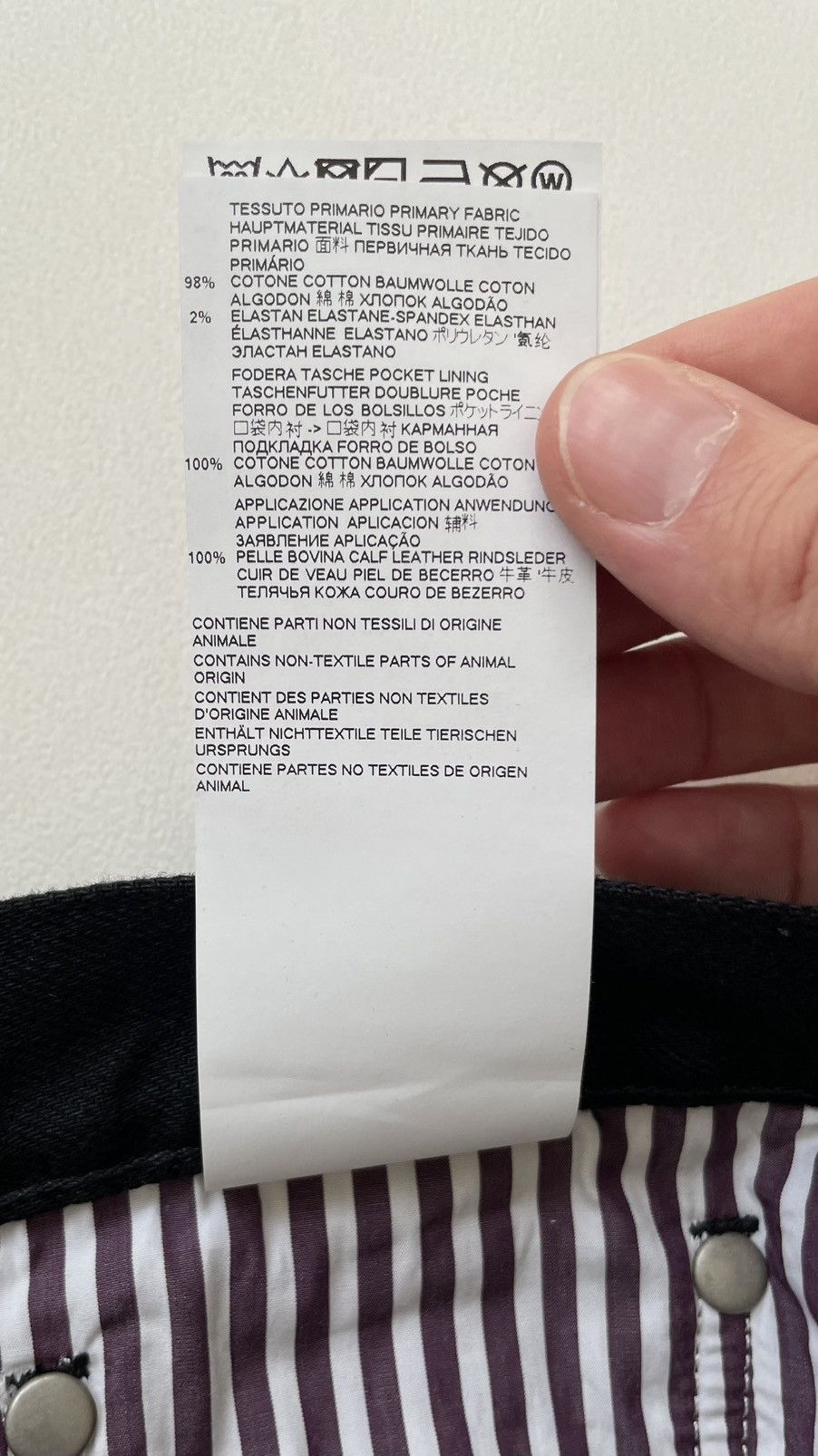 Maison Margiela A/W 19 ‘Cut Out Pockets’ Denim Jeans Size US 34 / EU 50 - 8 Thumbnail